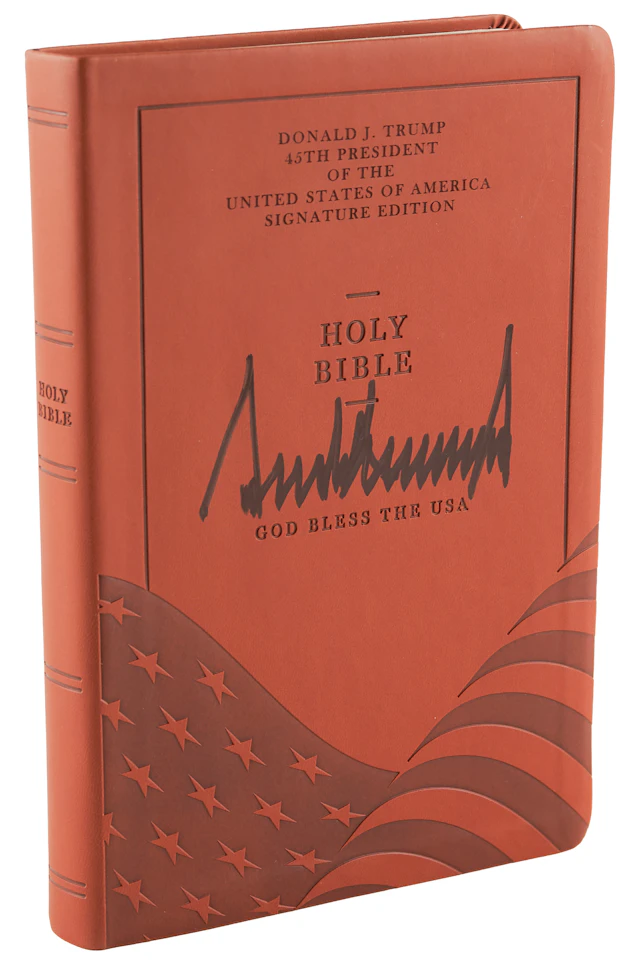 Donald Trump Signed Holy Bible - 'Signature Edition'