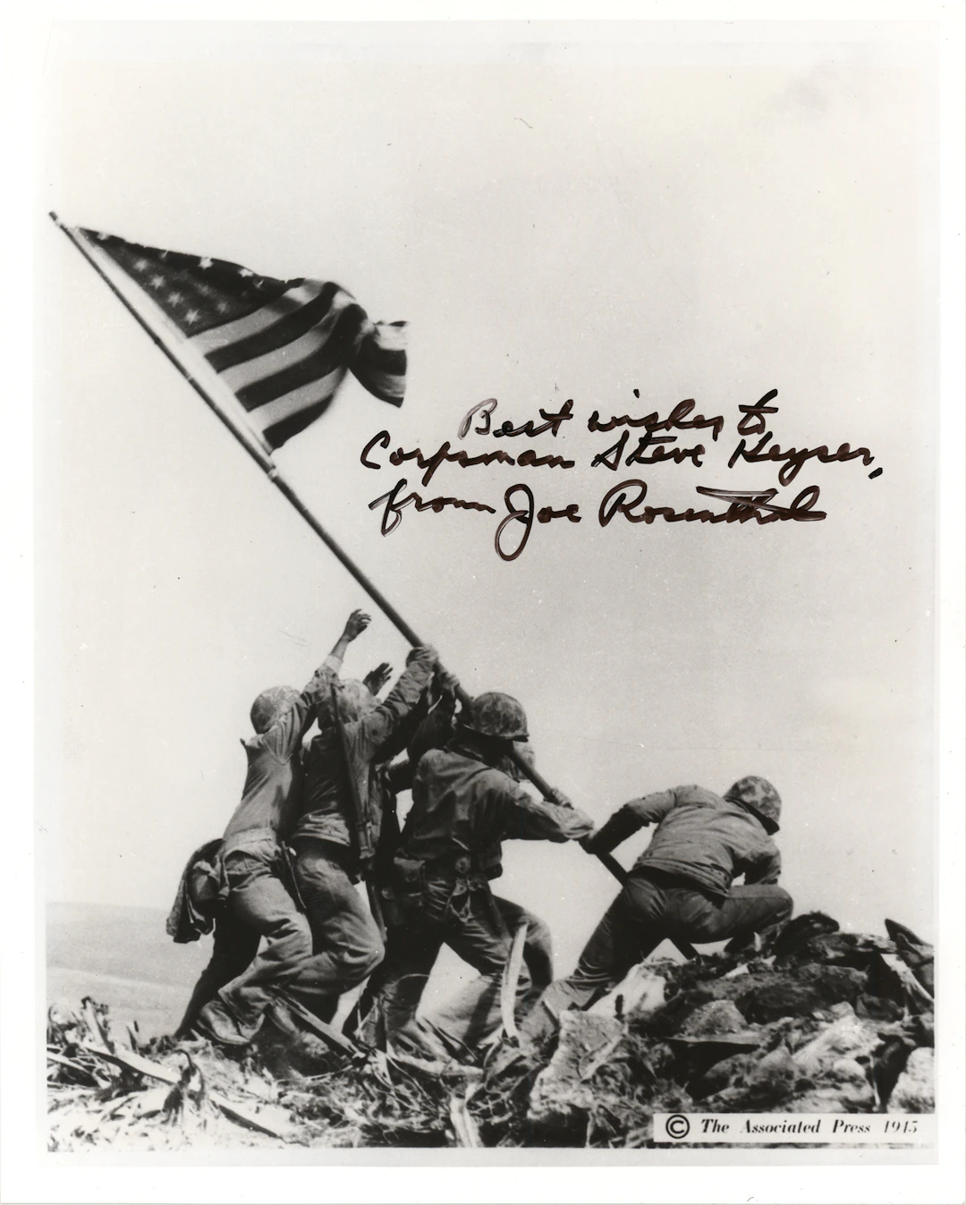 Iwo Jima: Joe Rosenthal Signed Photograph