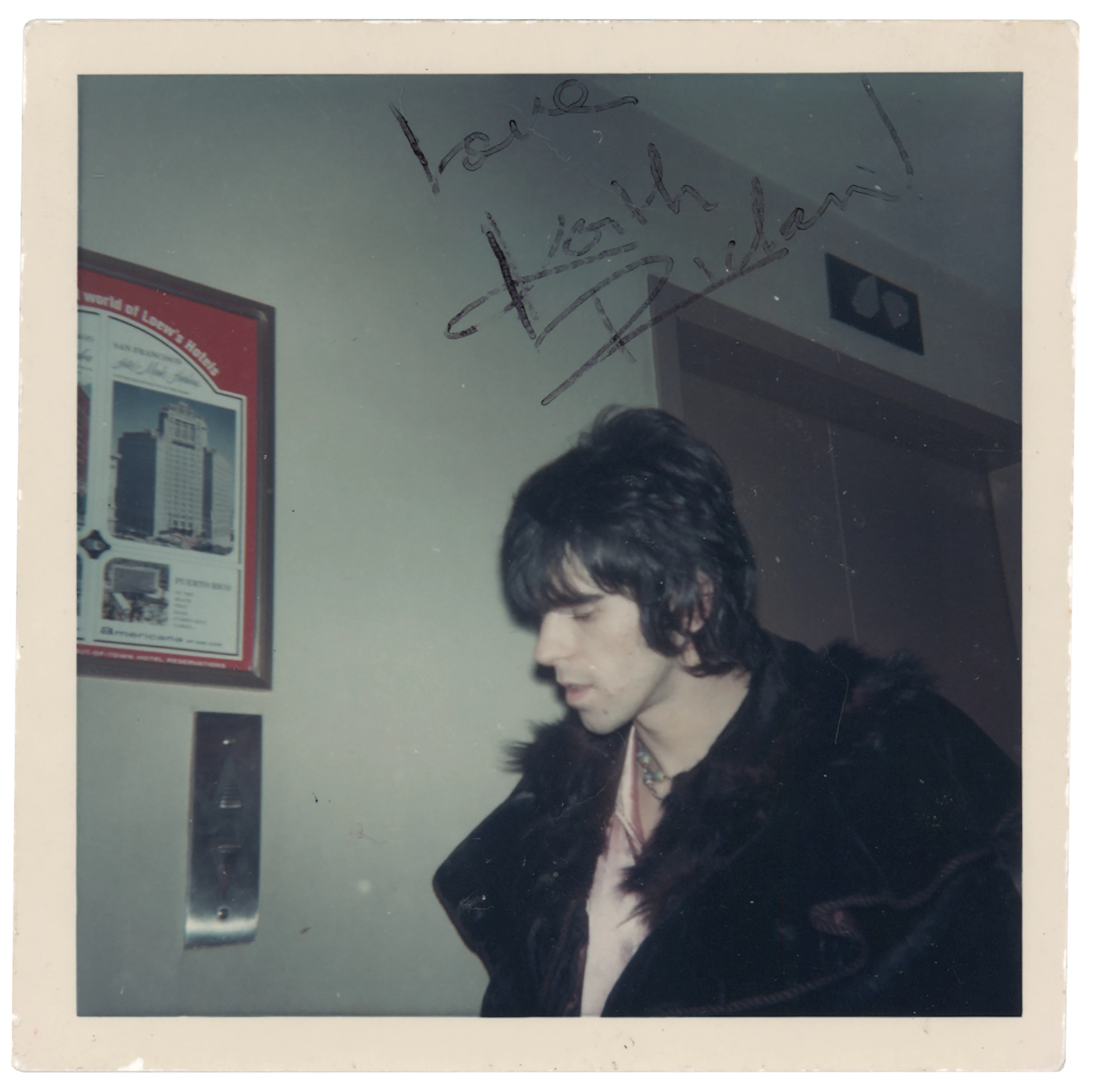 Rolling Stones: Keith Richards Signed Candid Photograph (c. 1968)