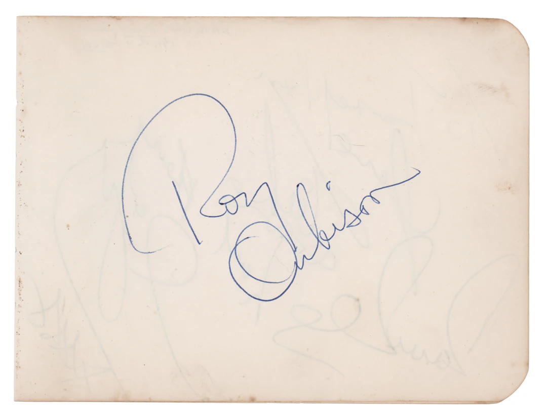 Roy Orbison Signature