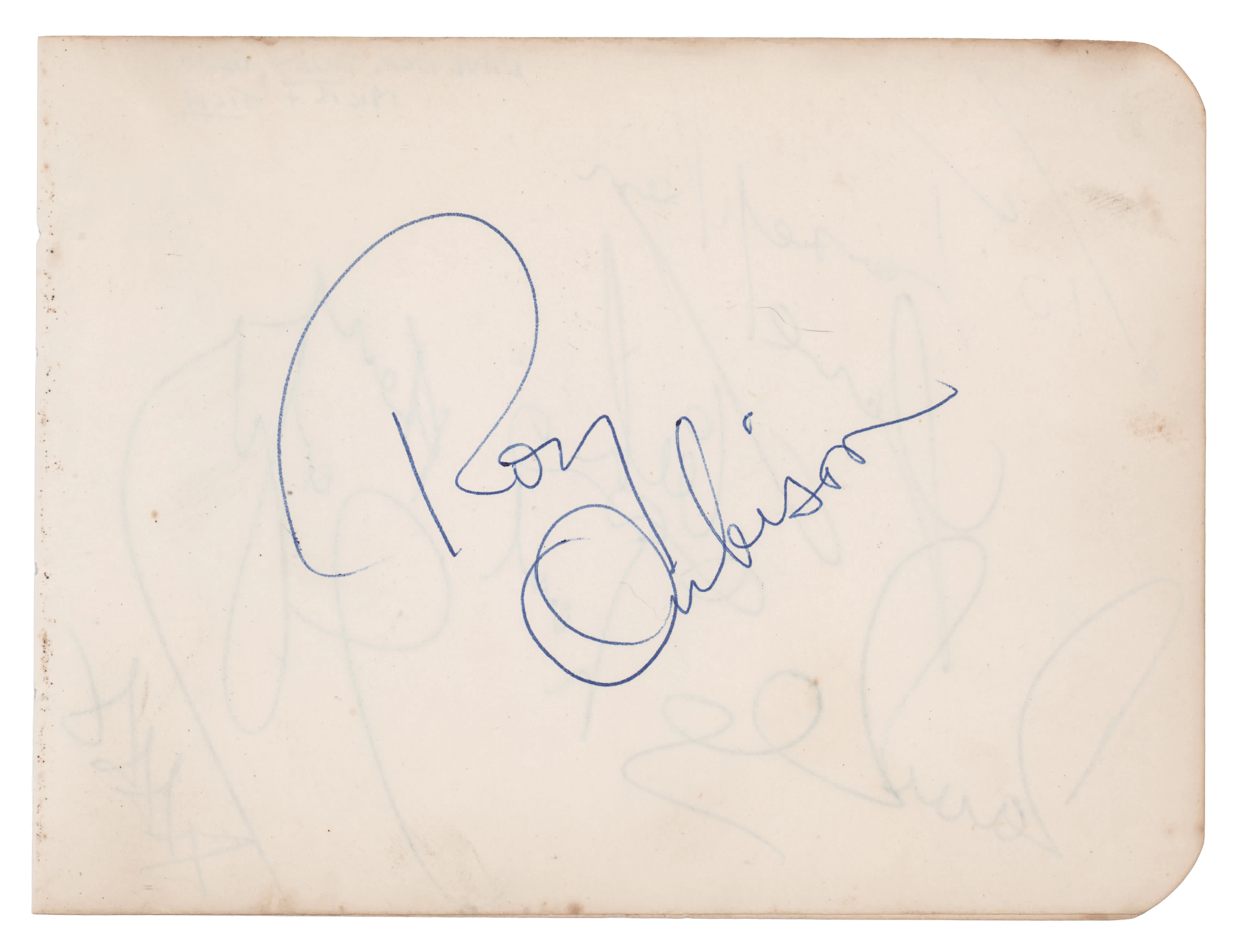 Roy Orbison Signature