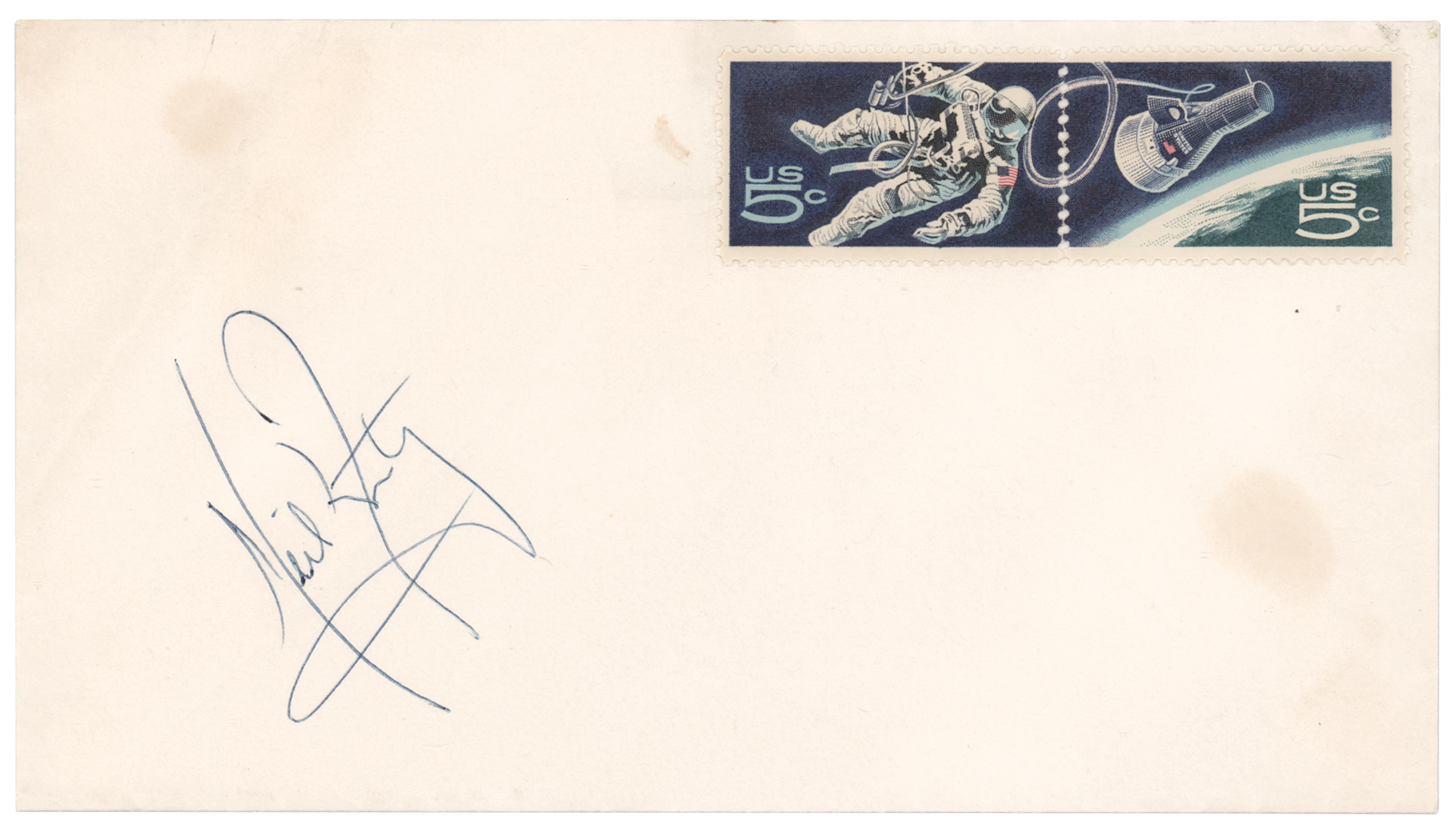 Neil Armstrong Signed Commemorative Cover