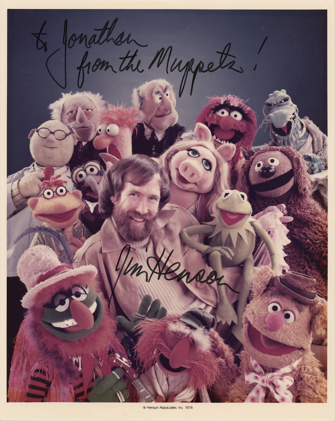 Jim Henson Signed Photograph