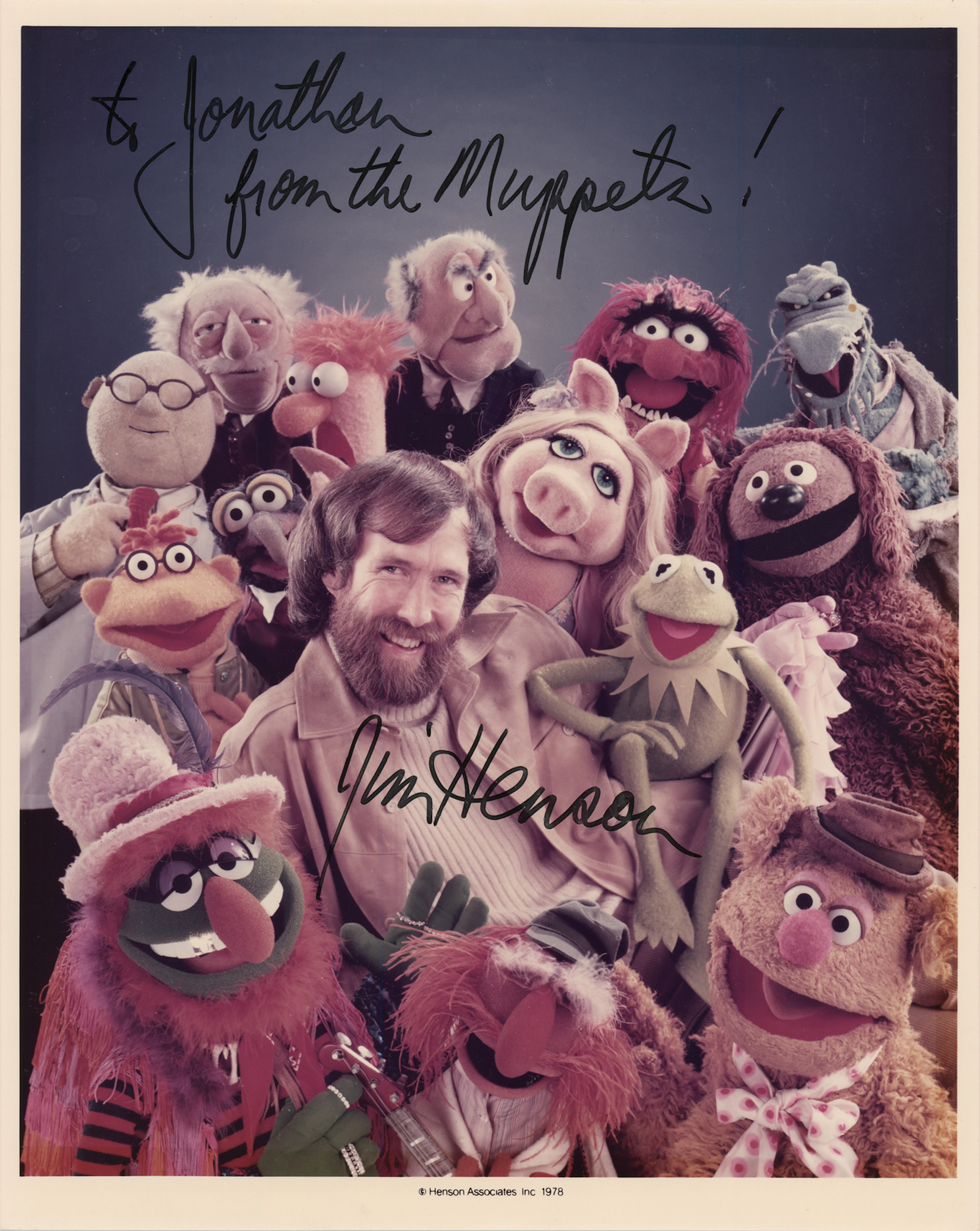 Jim Henson Signed Photograph