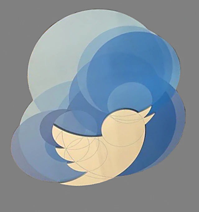 Twitter Inc. 'Bird Logo' Wall Sign from the Company's San Francisco