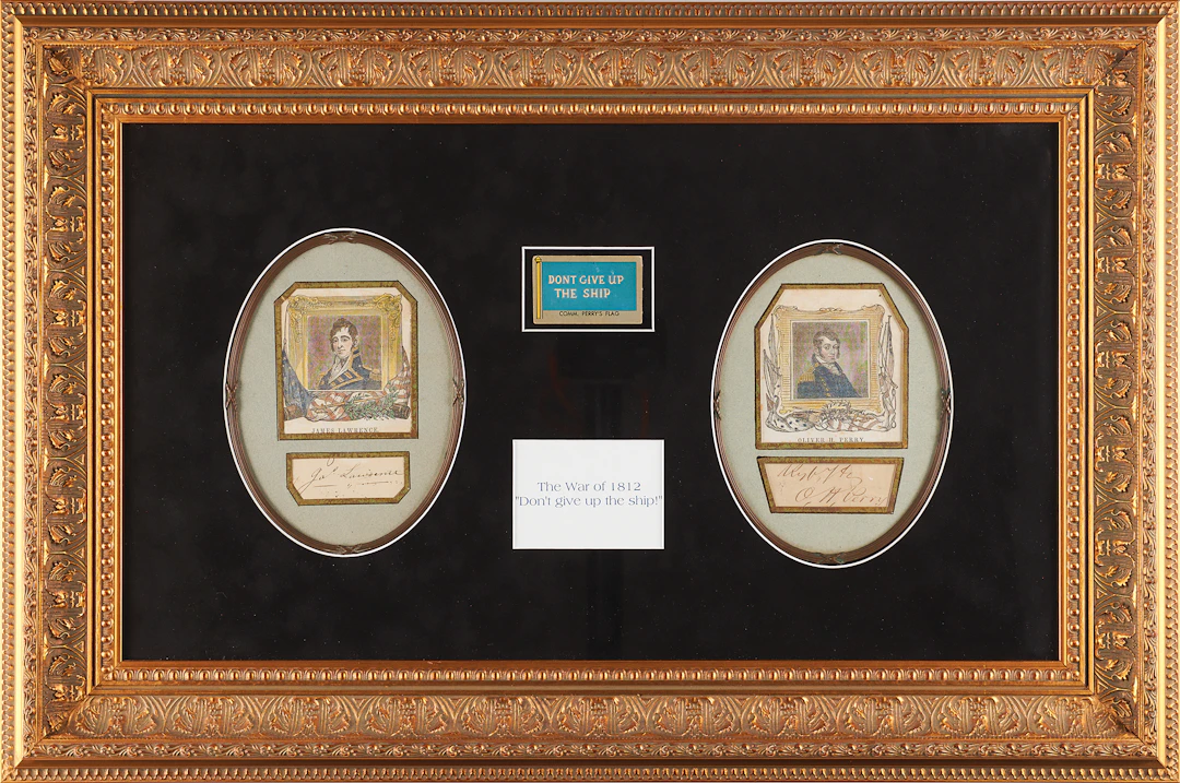 War of 1812: James Lawrence and Oliver Hazard Perry Signatures