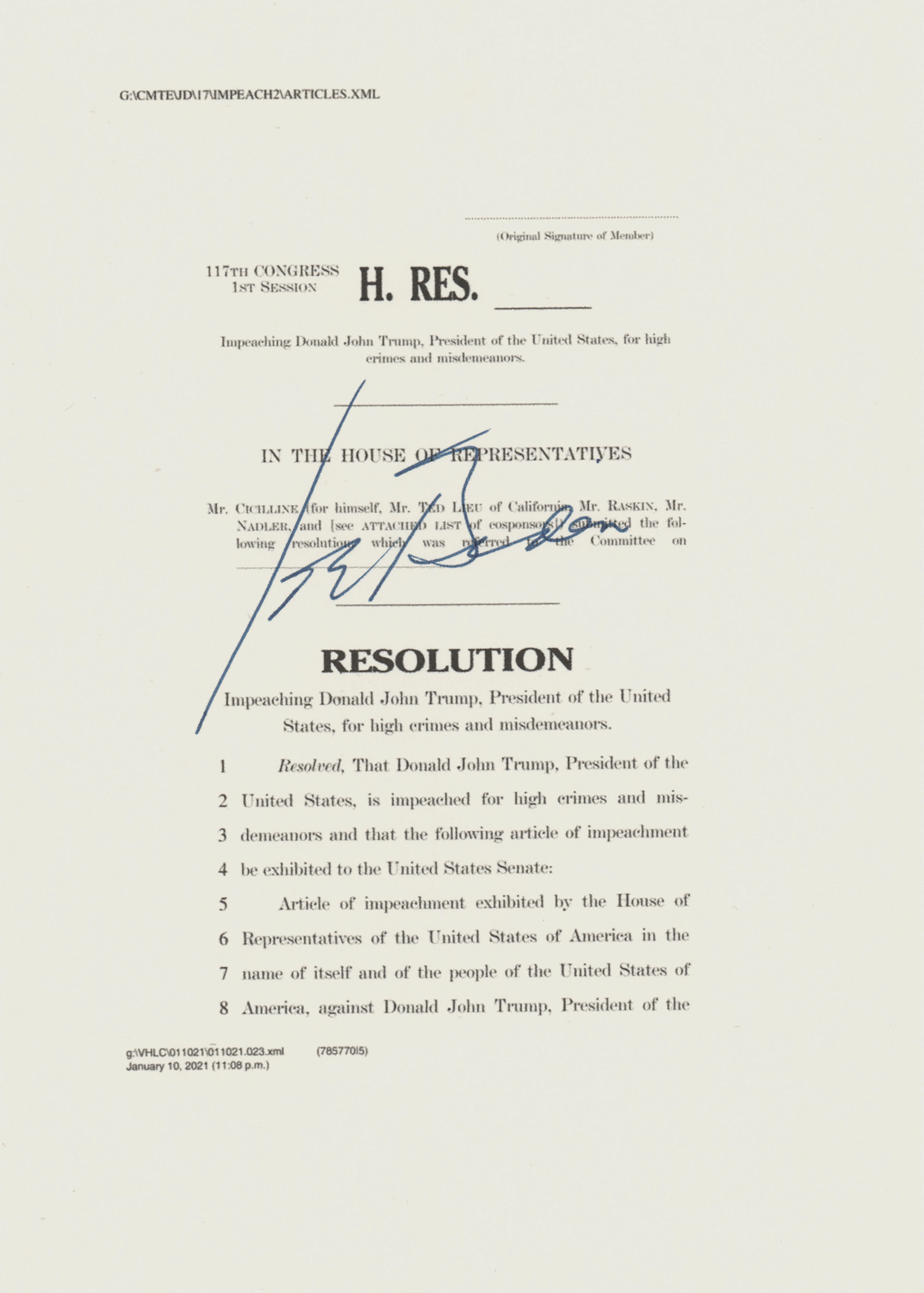 Joe Biden Signature
