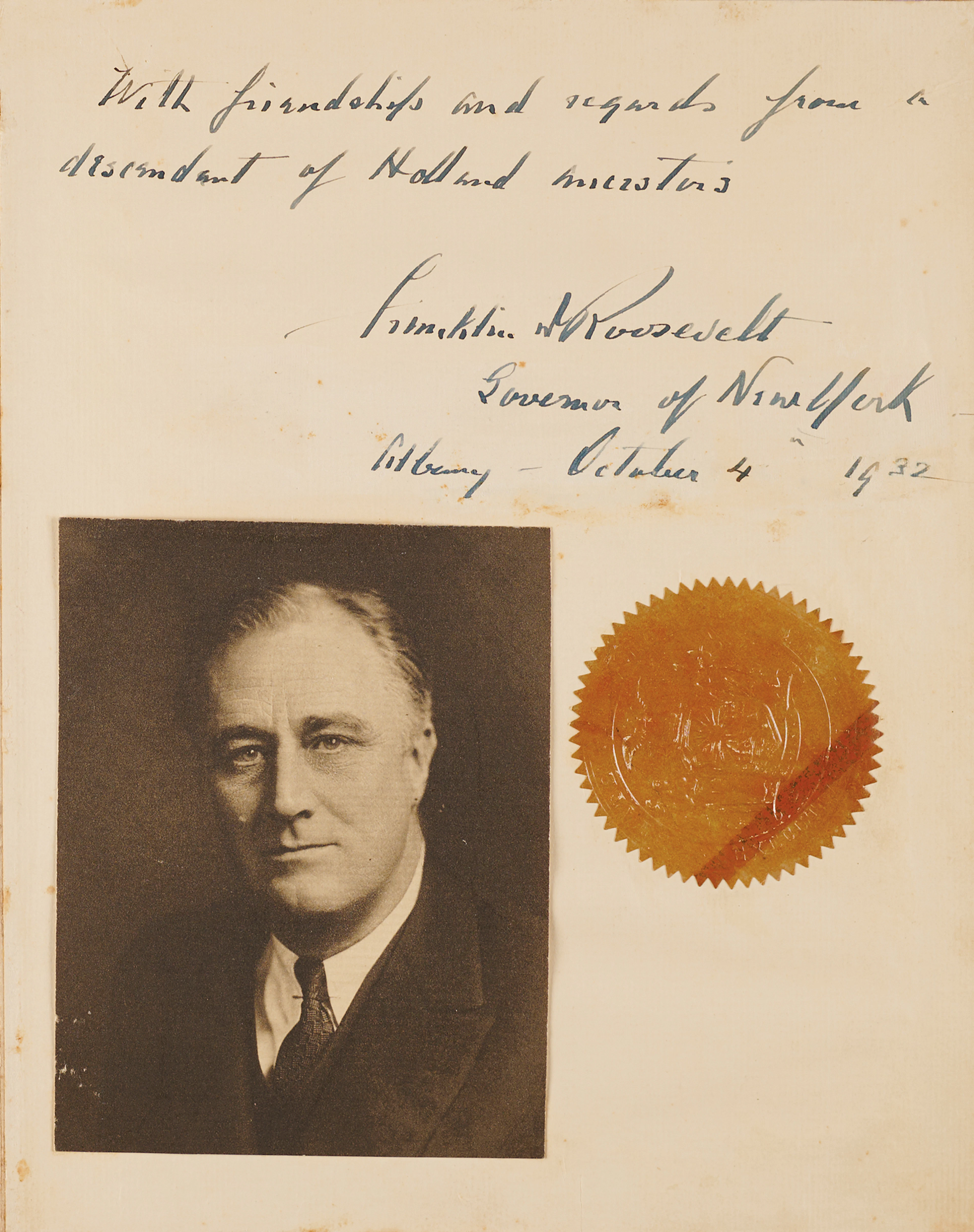 Franklin D. Roosevelt Signature