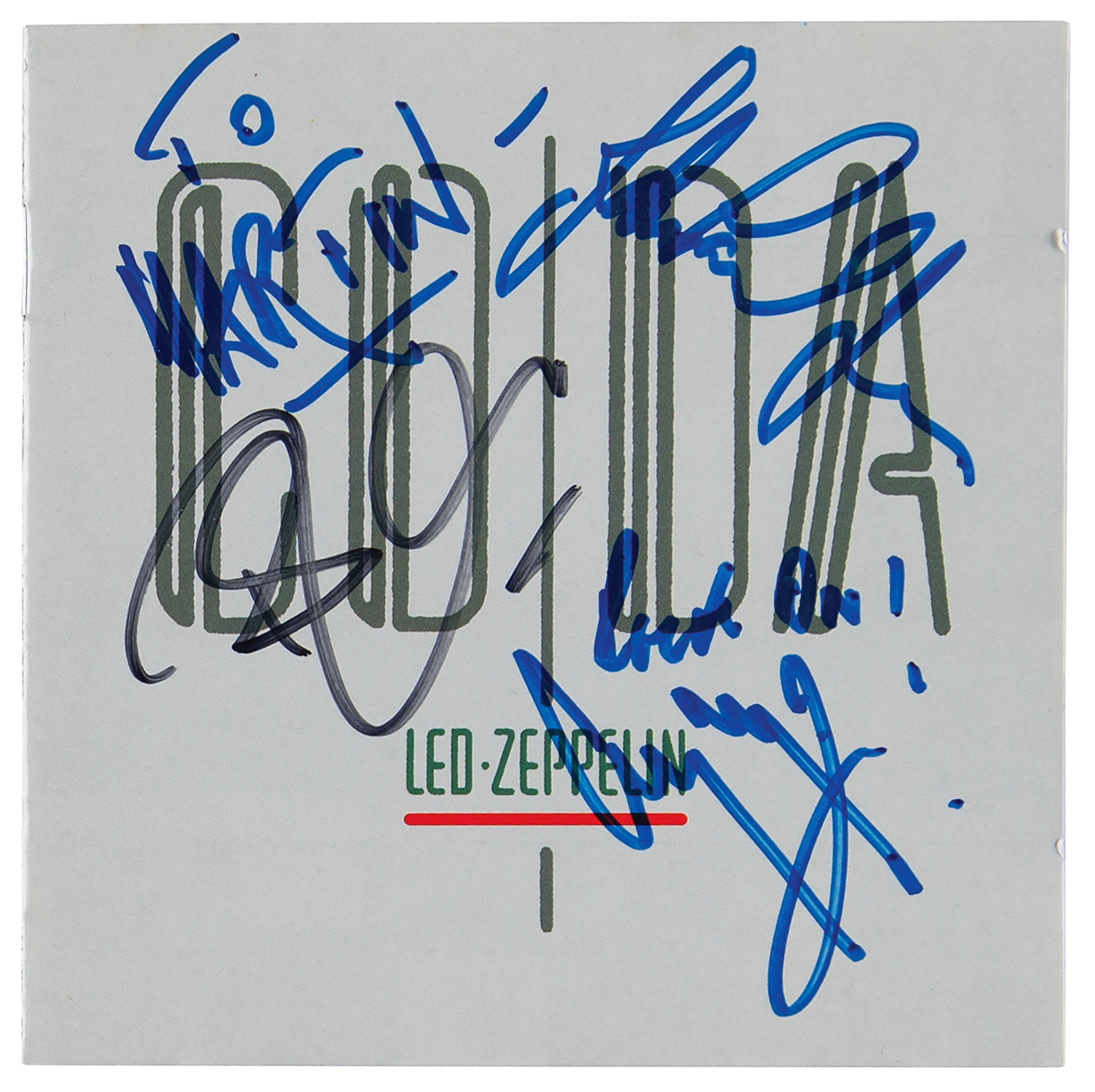 Led Zeppelin: Page, Plant, and Jones Signed CD - Coda