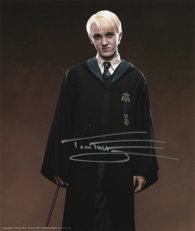Harry Potter: Tom Felton Signed Photograph