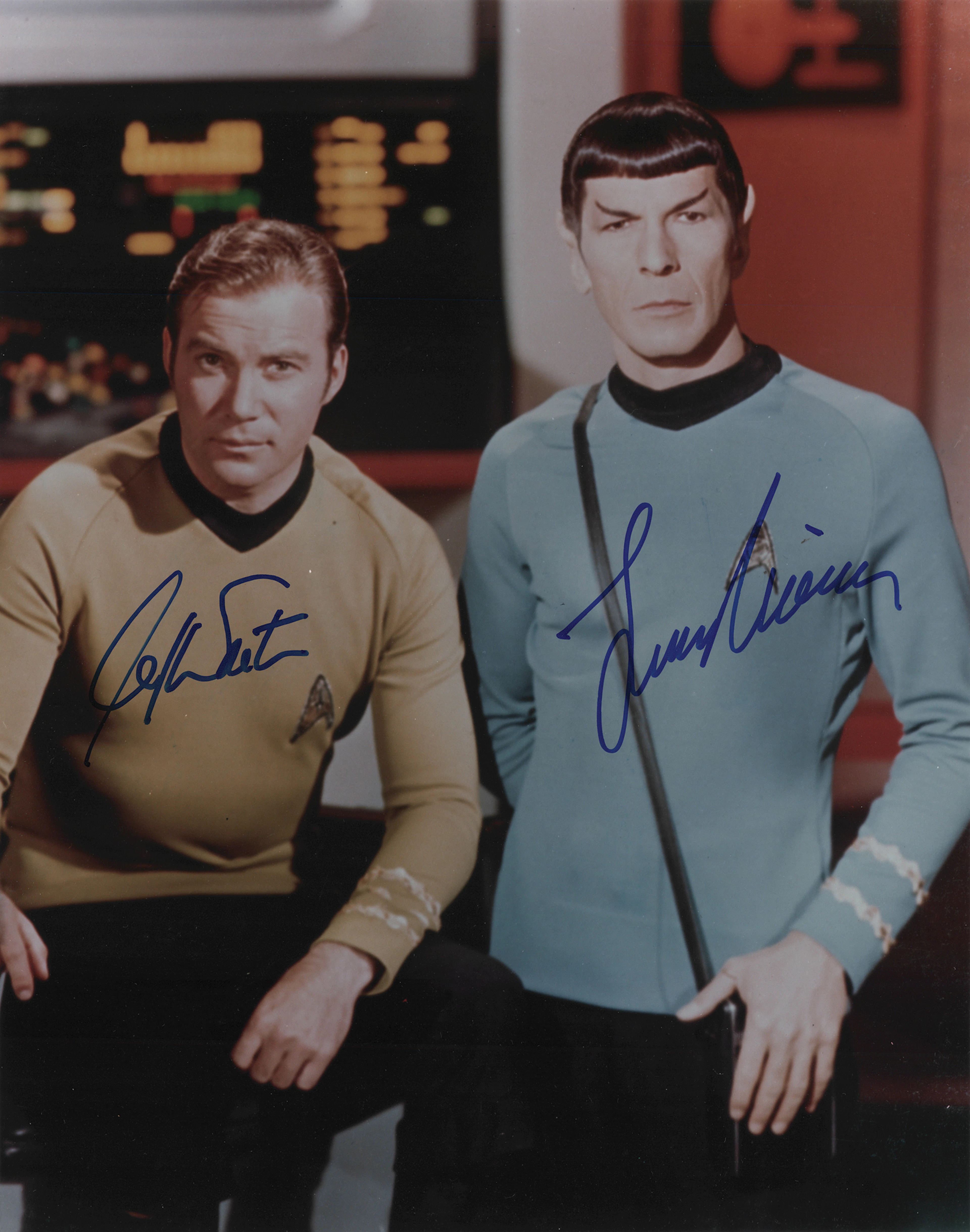 Star Trek: William Shatner and Leonard Nimoy Signed Oversized Photograph