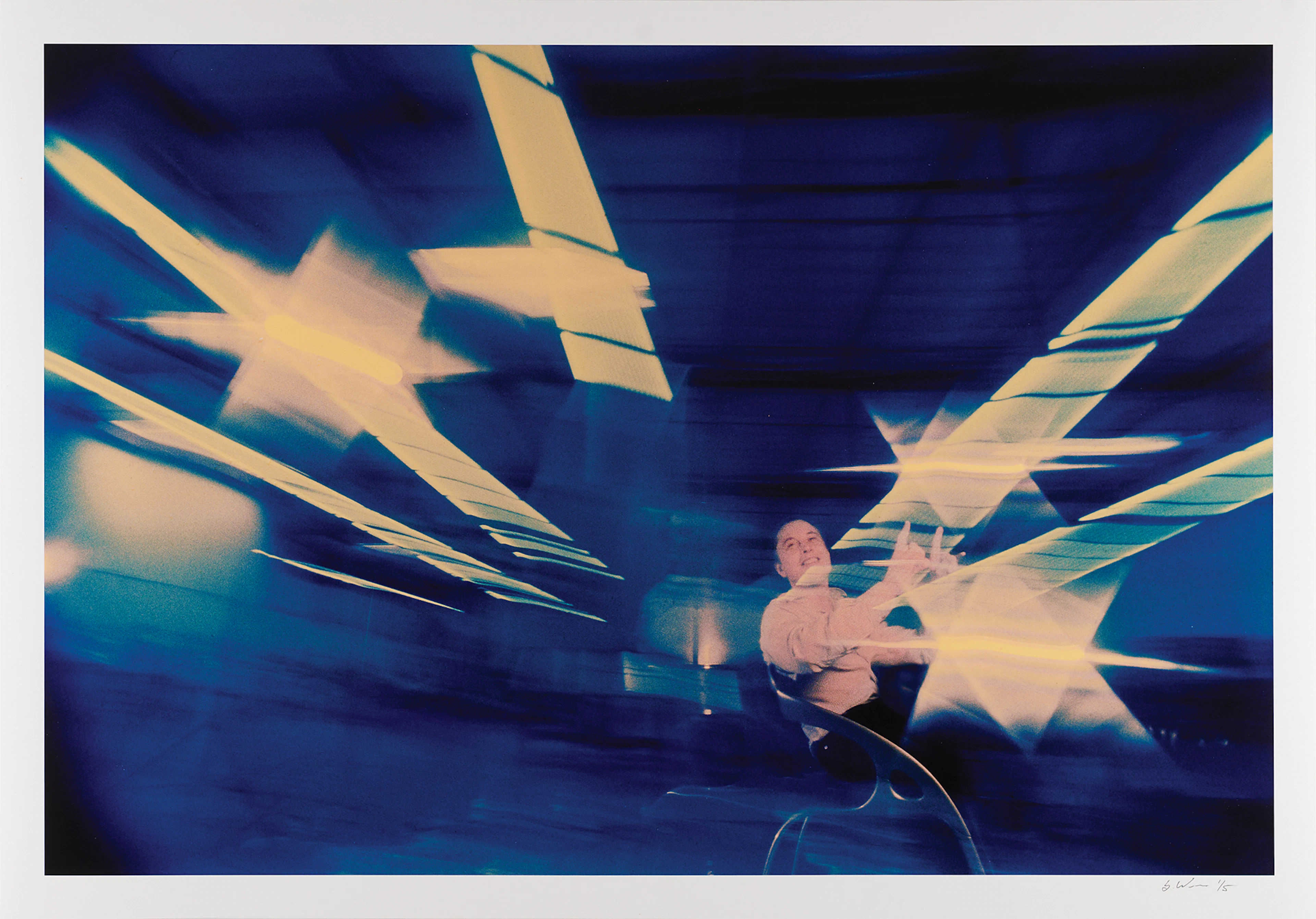 Elon Musk Original Photographic SpaceX Print by Susan Werner - “Warp-Speed
