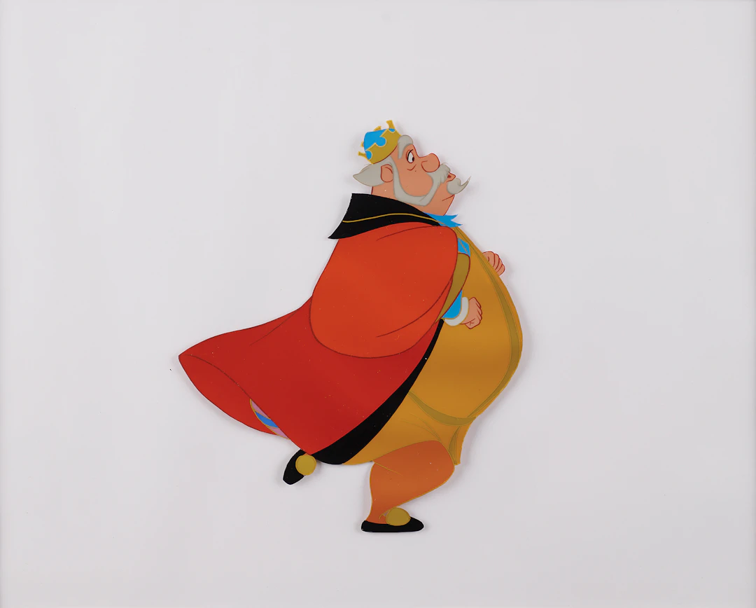 King Hubert production cel from Sleeping Beauty