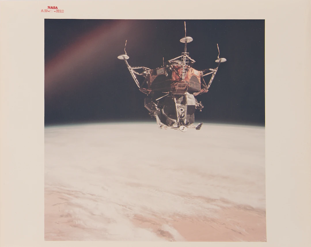 Apollo 9 Original 'Type 1' Photograph - Lunar Module 'Spider'