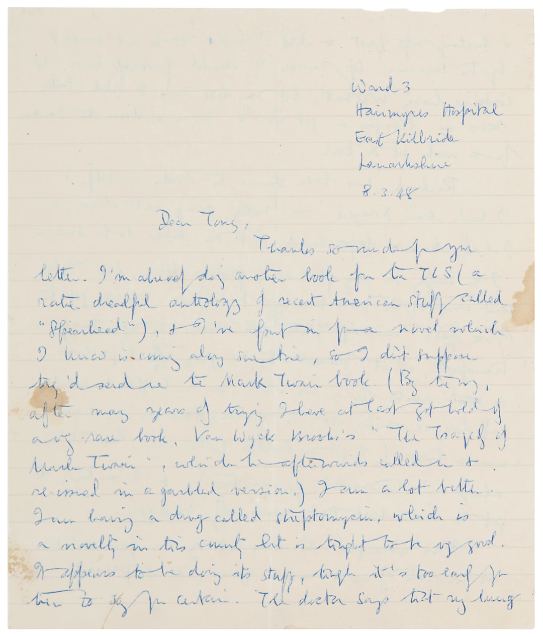 George Orwell Autograph Letter Signed on Publishing: "Both Evelyn