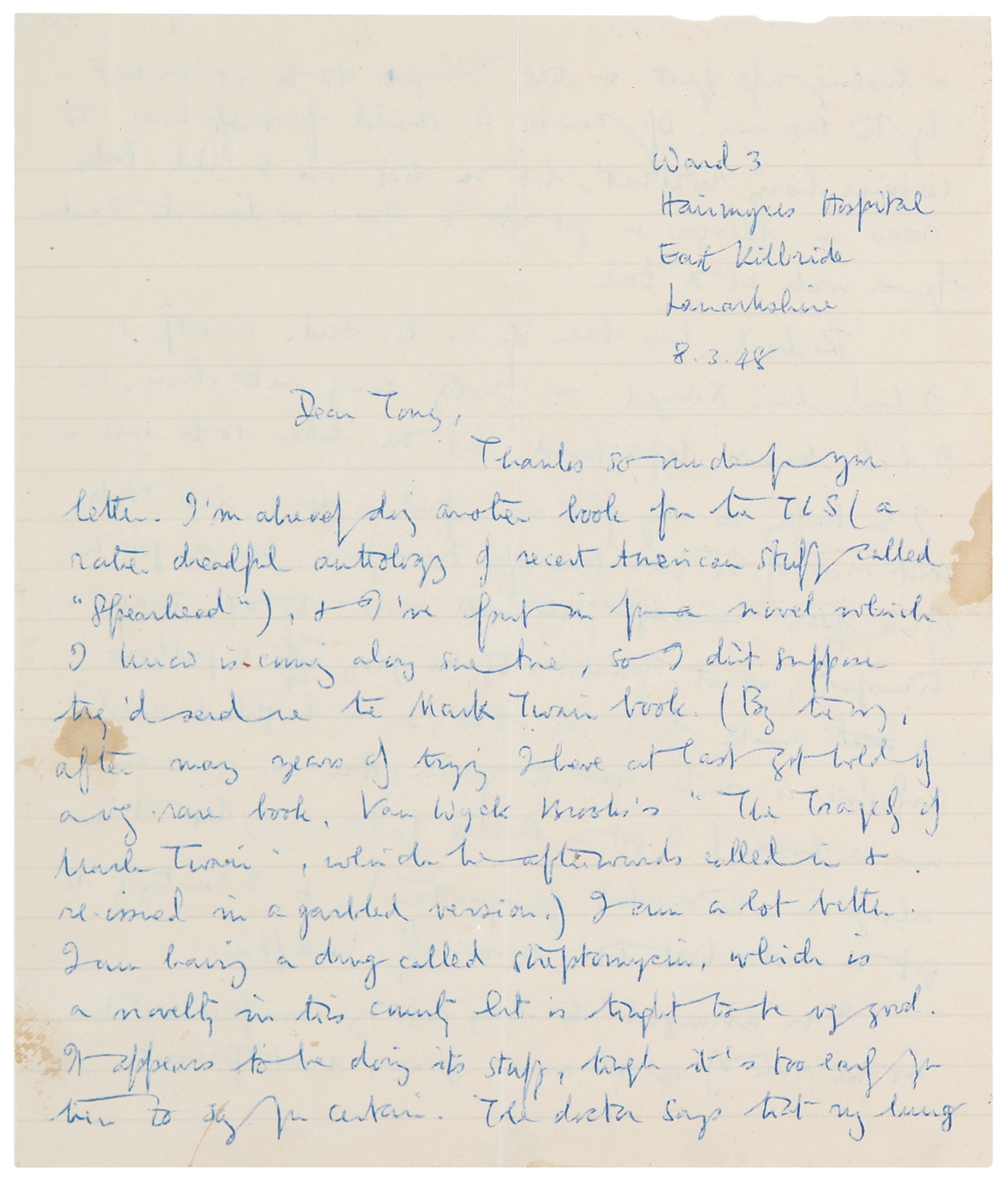 George Orwell Autograph Letter Signed on Publishing: "Both Evelyn