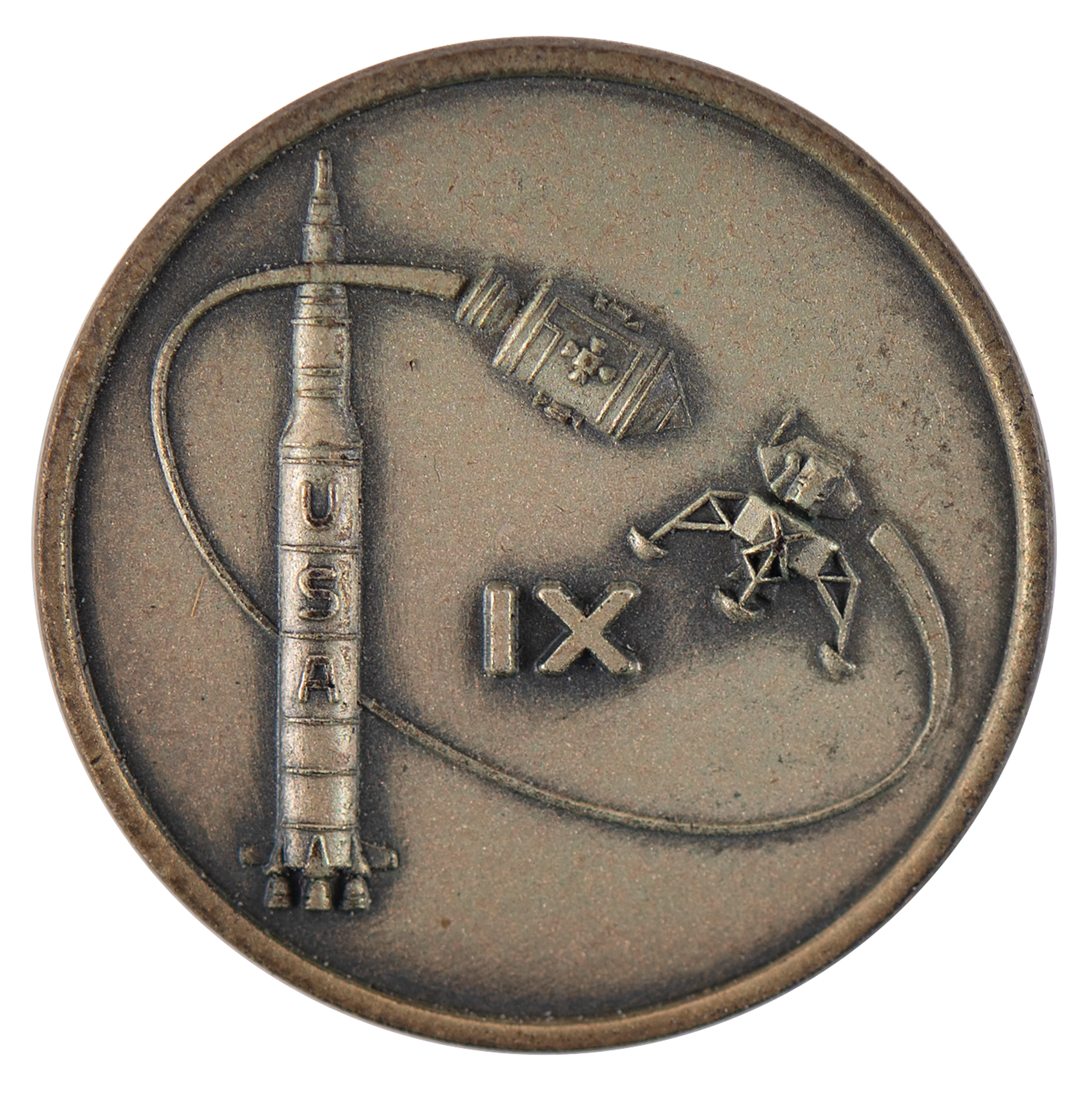 Apollo 9 Flown Robbins Medallion - From the Personal Collection of
