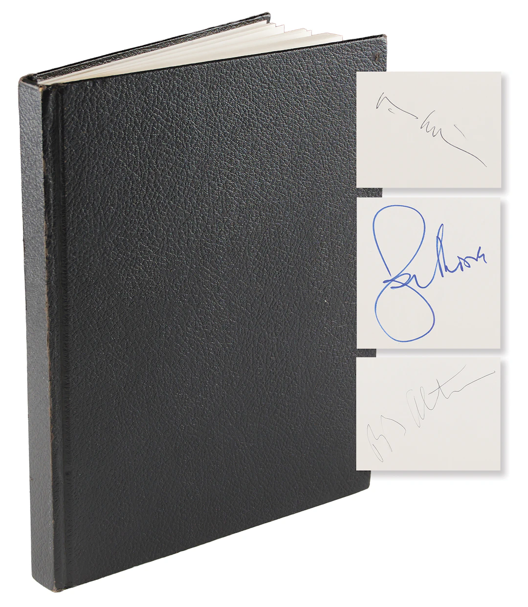 Actors, Musicians, and Entertainers (101) Autograph Book, with Roger