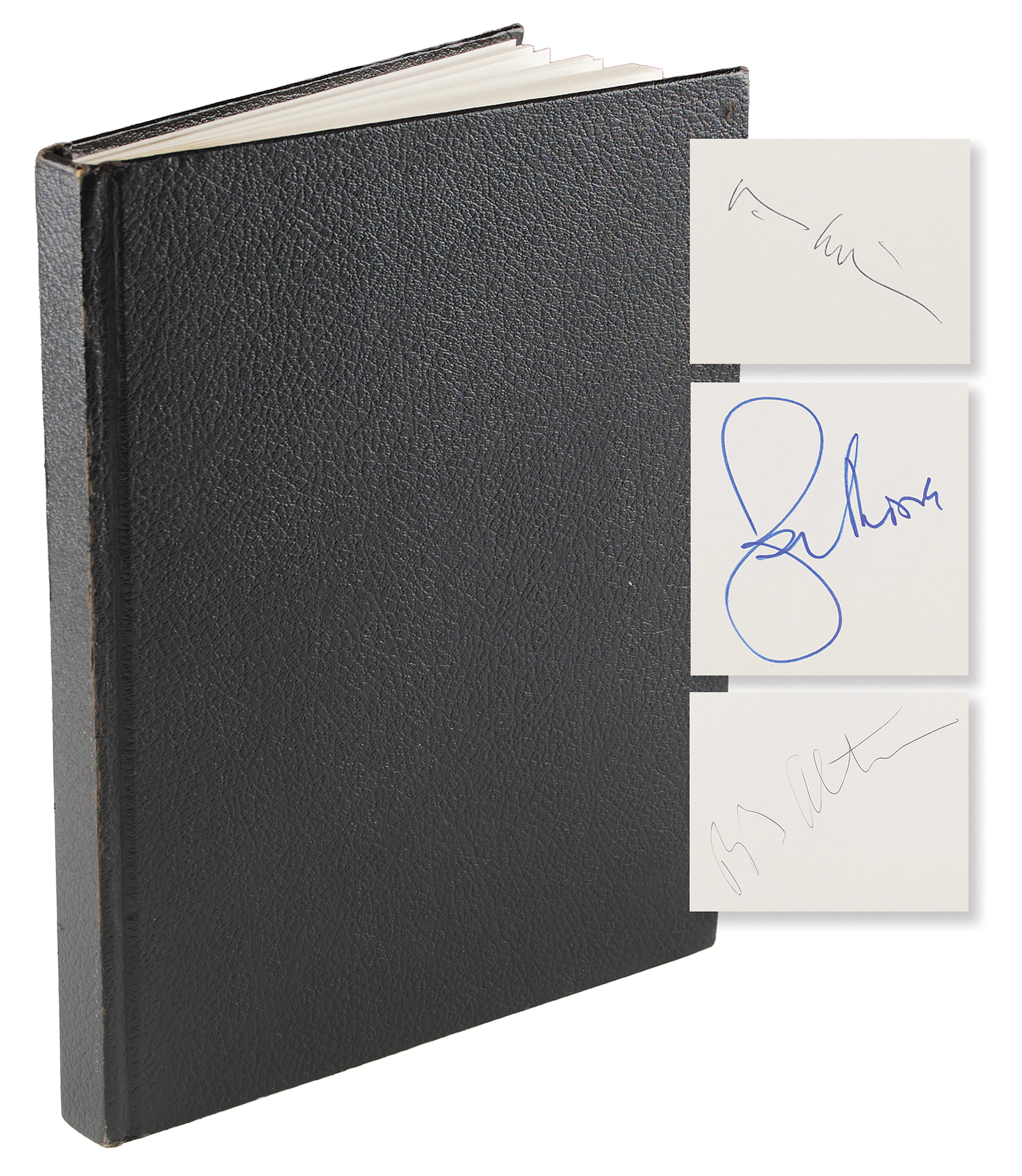 Actors, Musicians, and Entertainers (101) Autograph Book, with Roger
