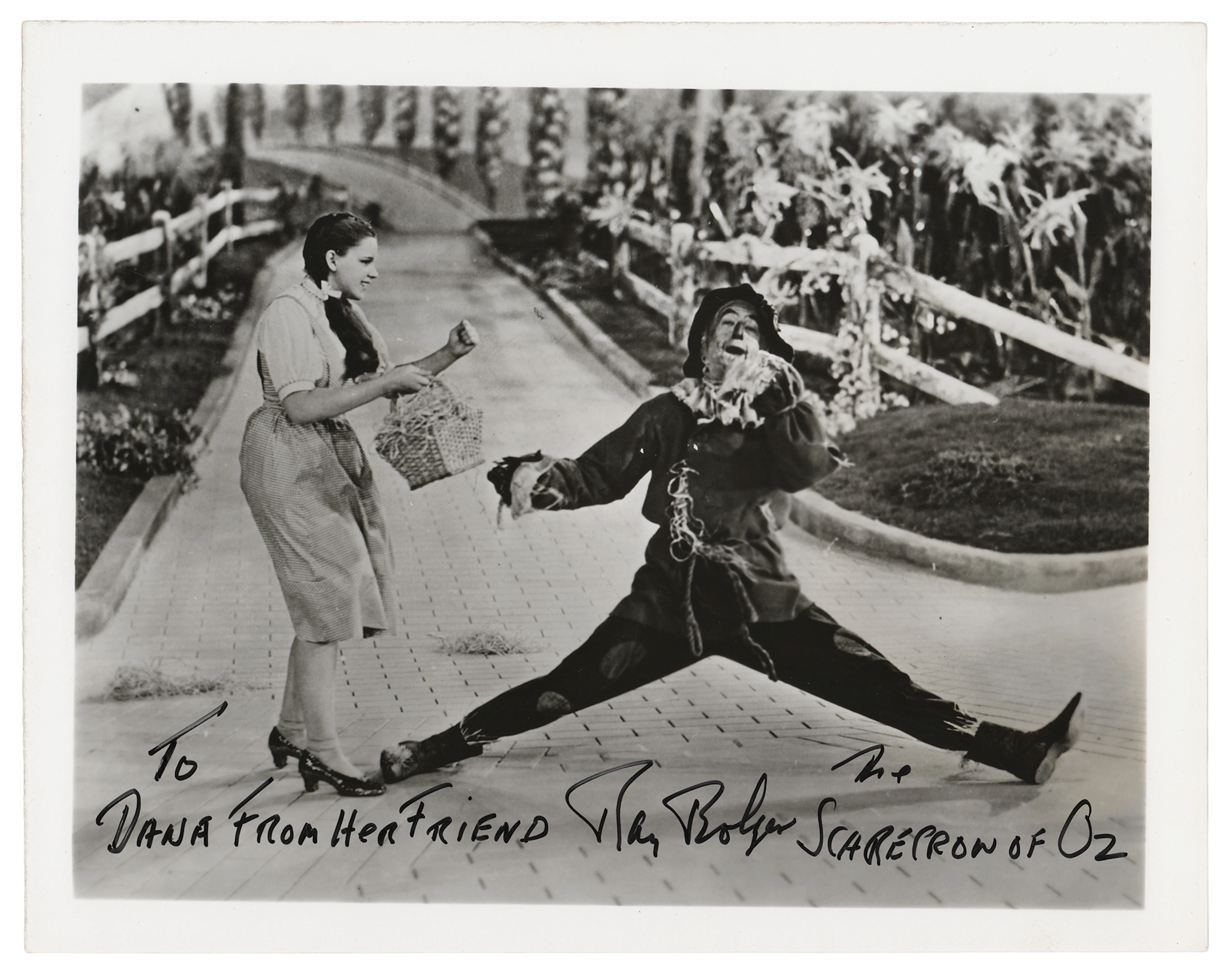 Wizard of Oz: Ray Bolger Signed Photograph