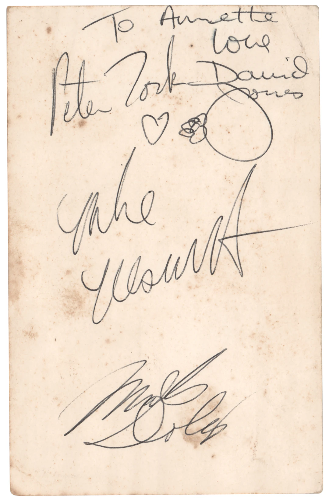 The Monkees Signatures