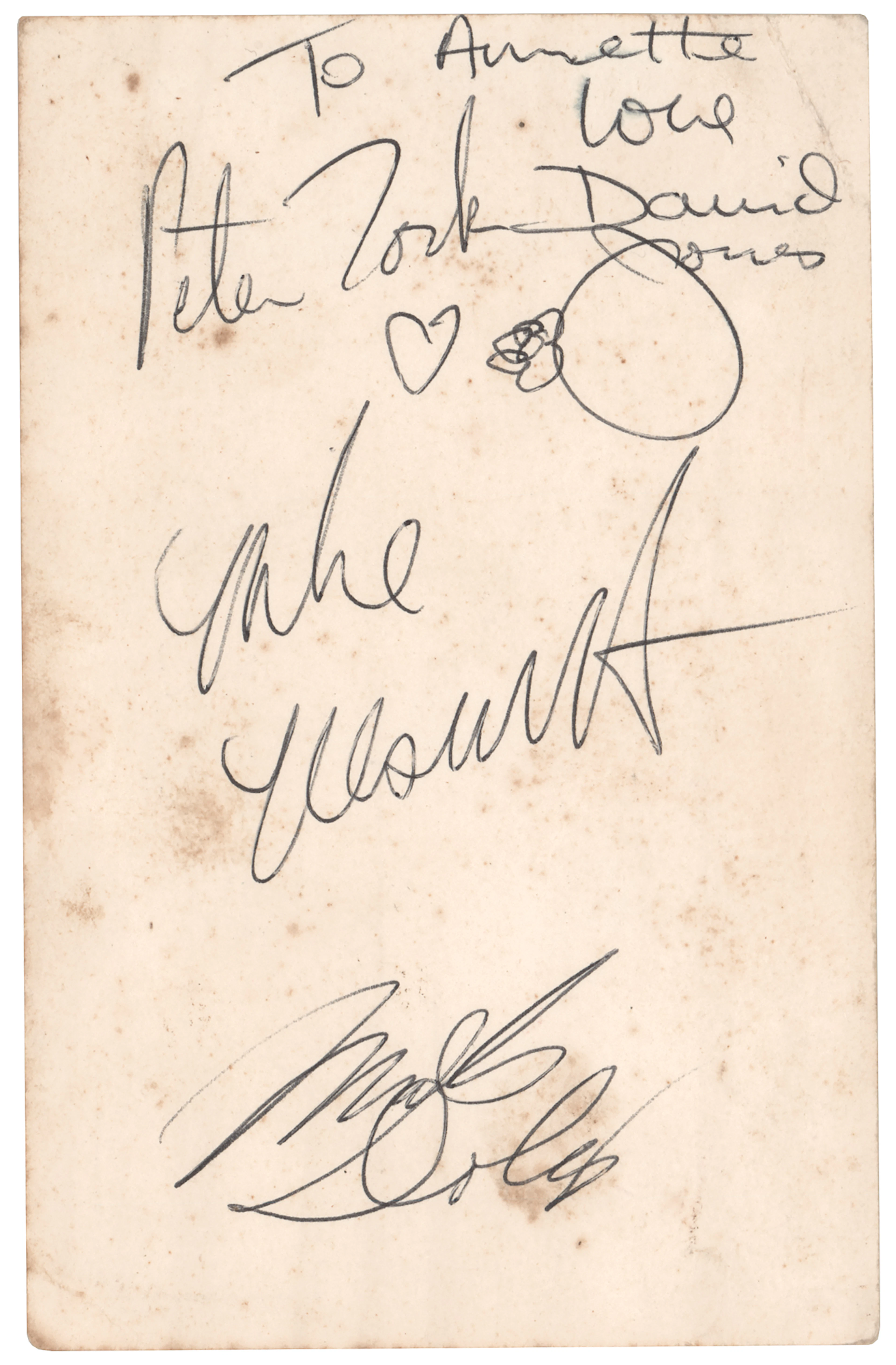 The Monkees Signatures