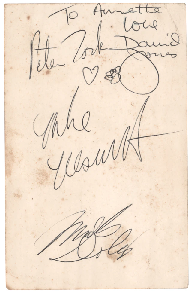 The Monkees Signatures