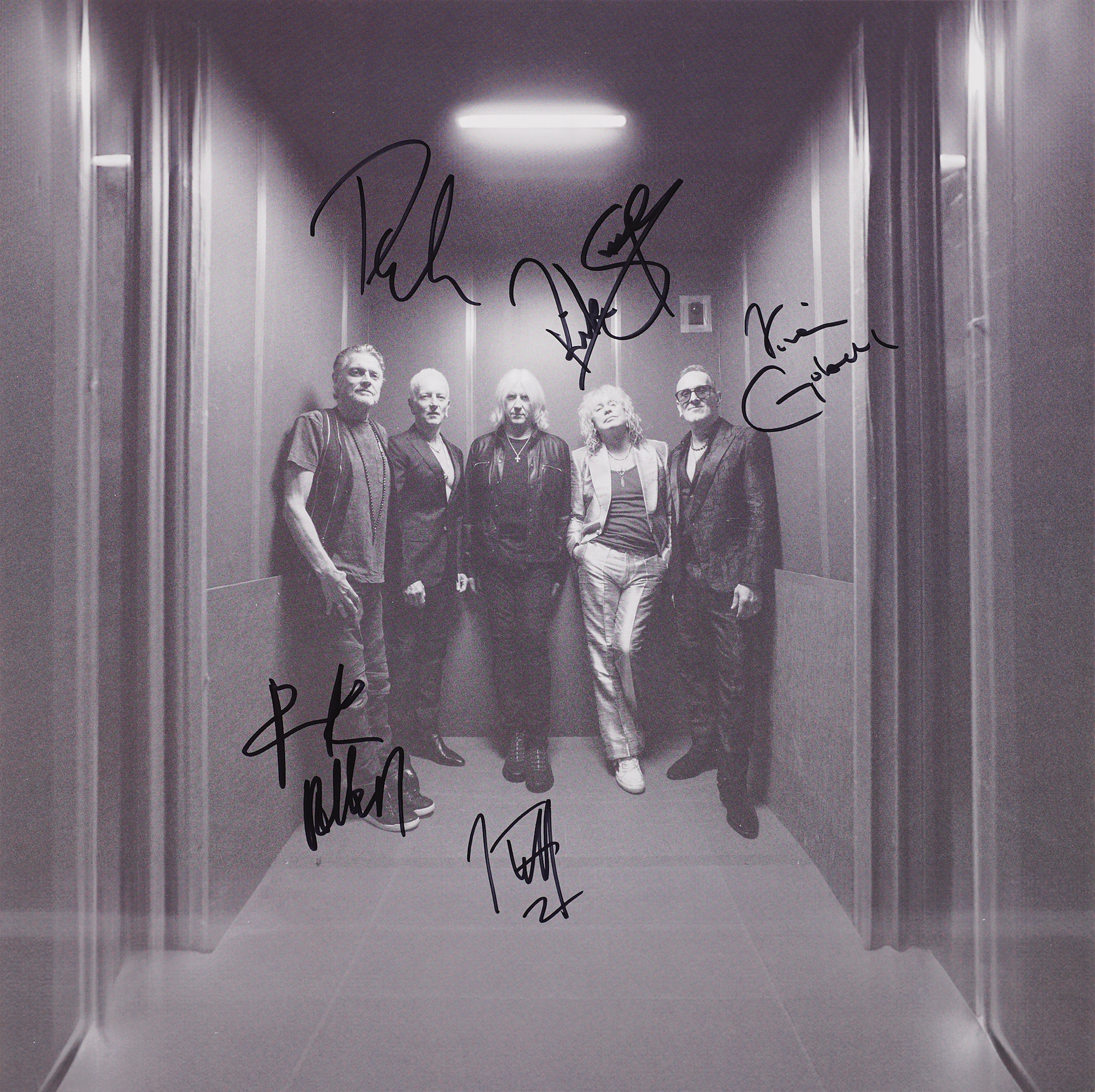 Def Leppard Signed Album Insert - Greatest Hits 2026 Tour Edition