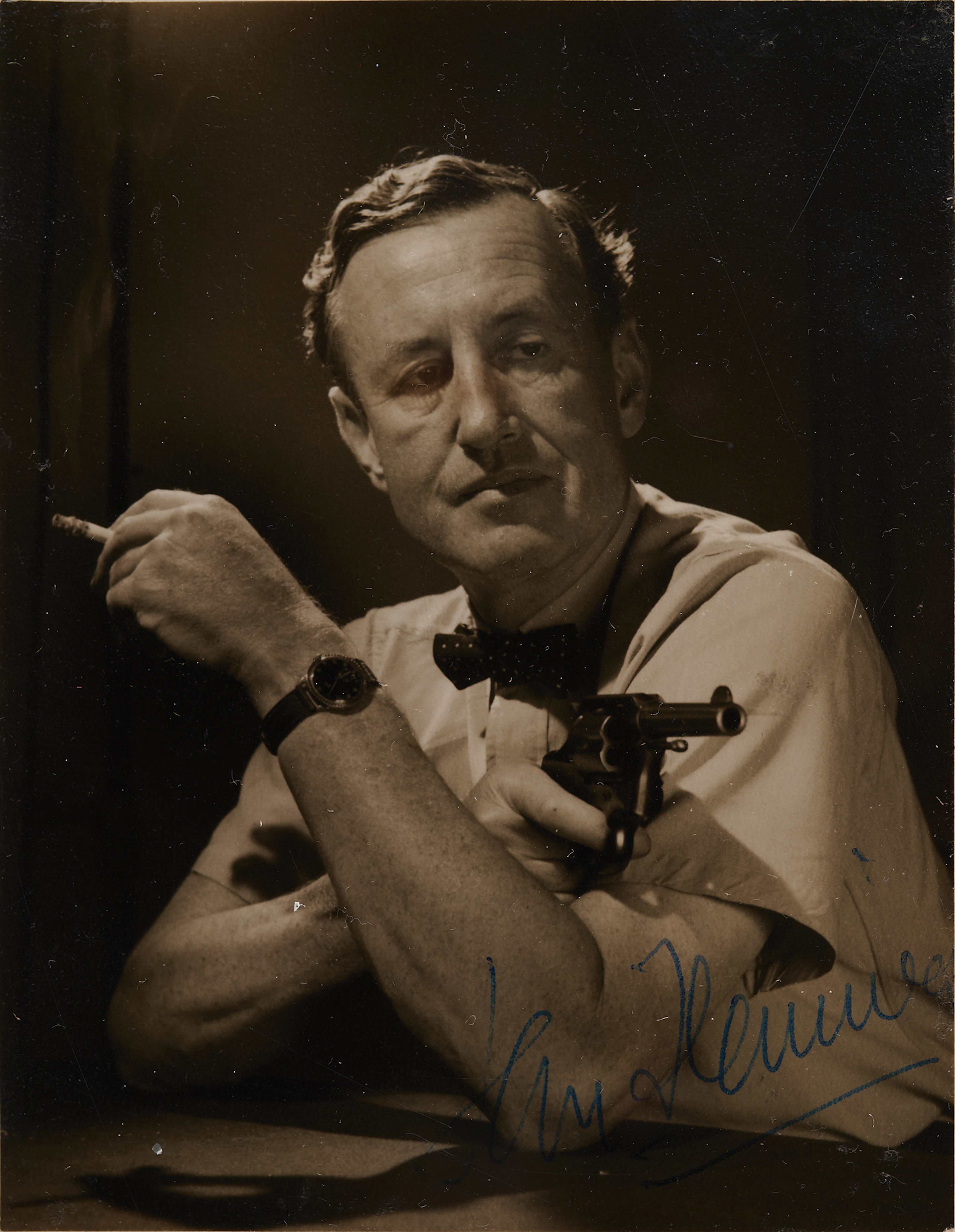 Ian Fleming Signed Photograph - Perfectly Posed Portrait of the James