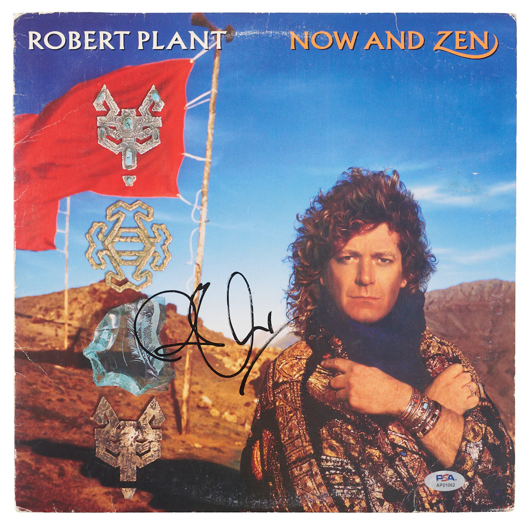 Led Zeppelin: Robert Plant Signed Album - Now and Zen