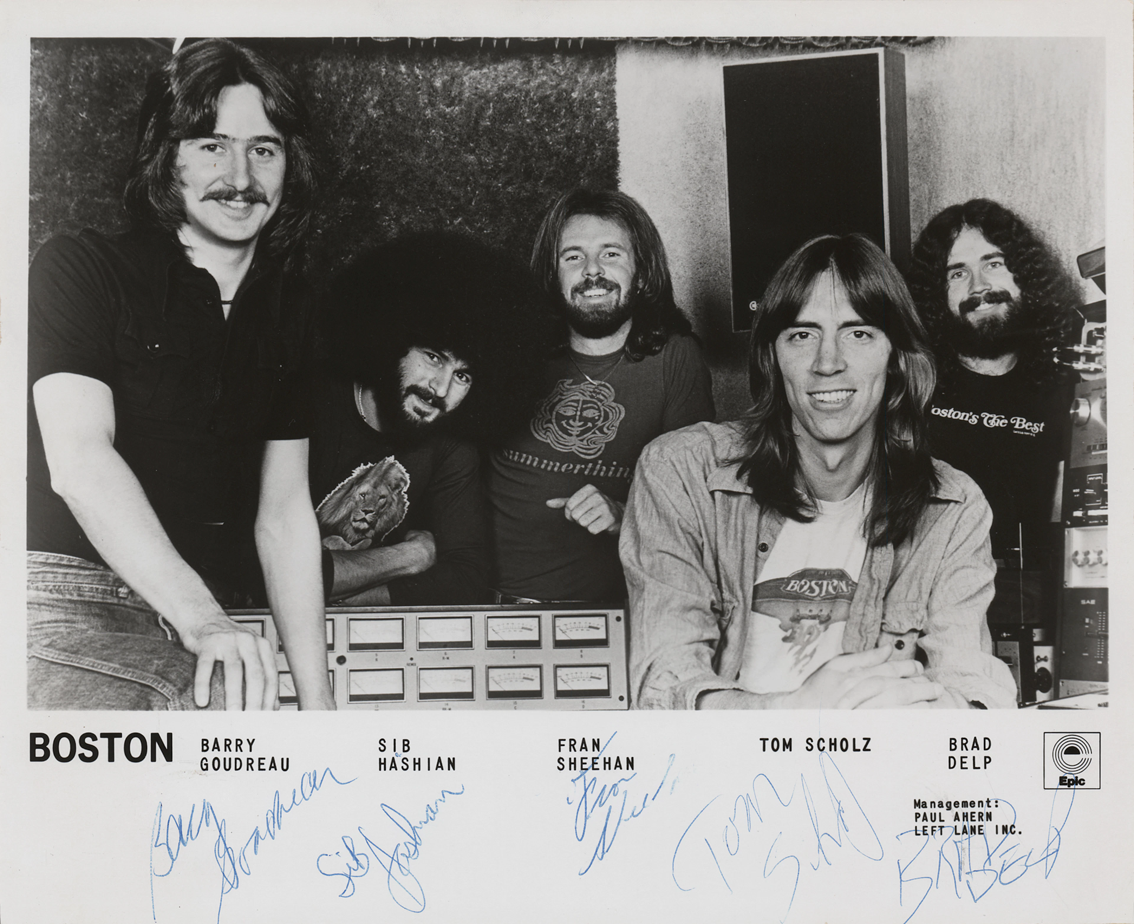 Boston Signed Photograph