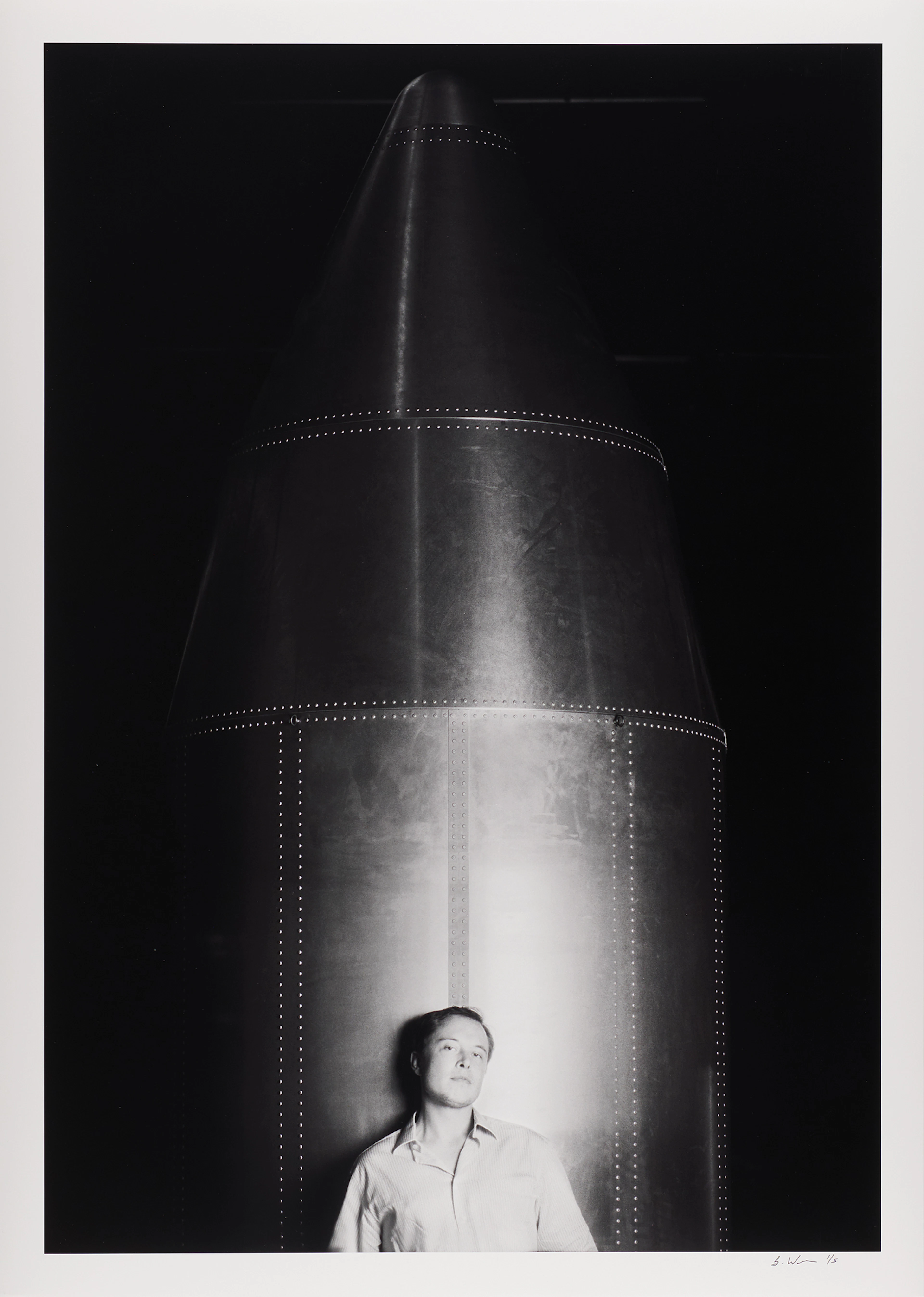 Elon Musk Original Photographic SpaceX Print by Susan Werner - “The