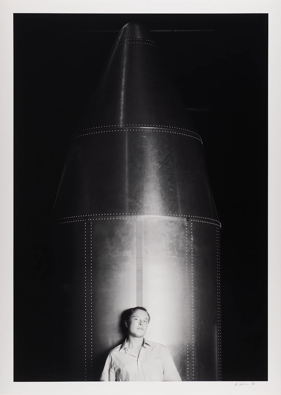 Elon Musk Original Photographic SpaceX Print by Susan Werner - “The
