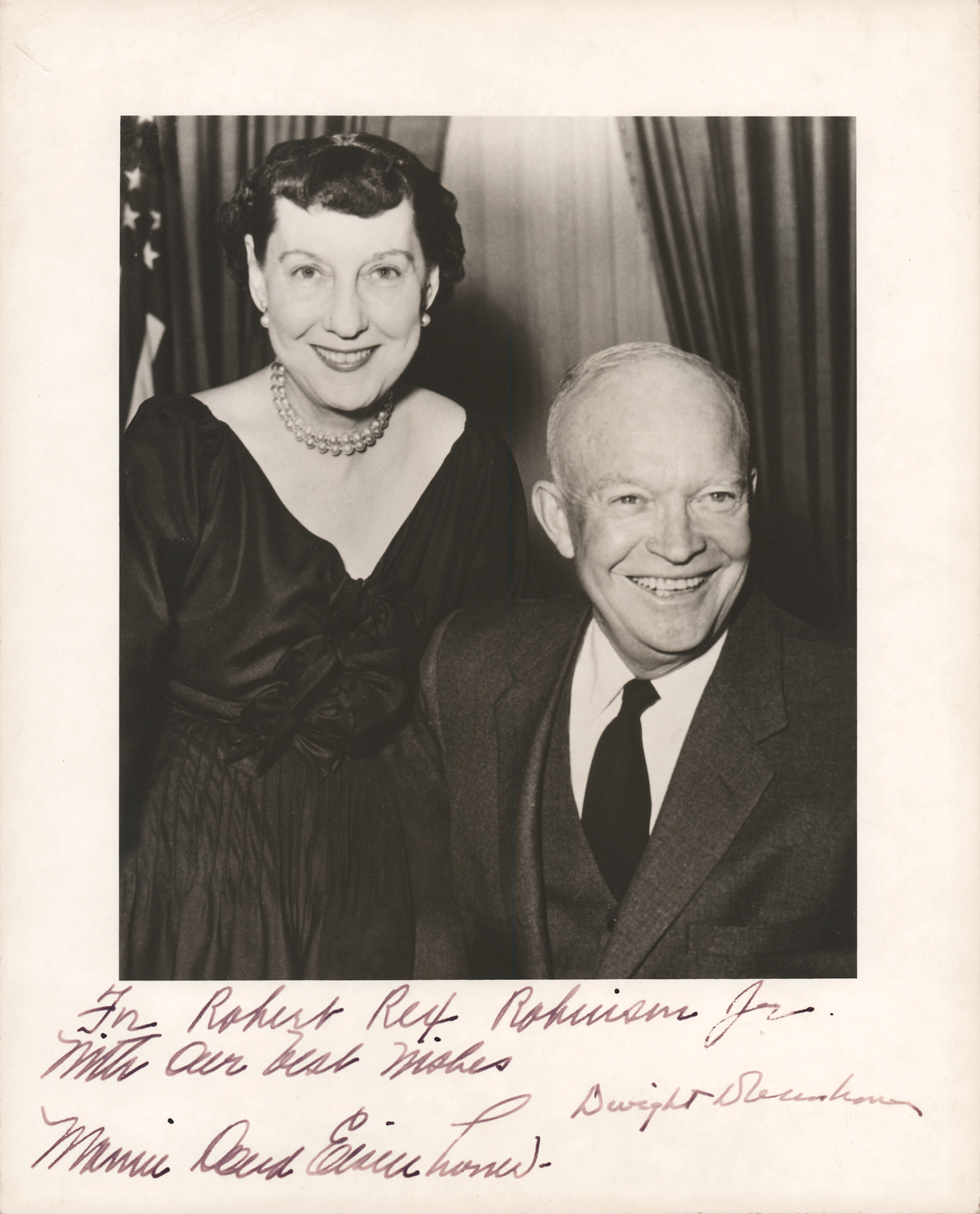 Dwight and Mamie Eisenhower Signed Photograph