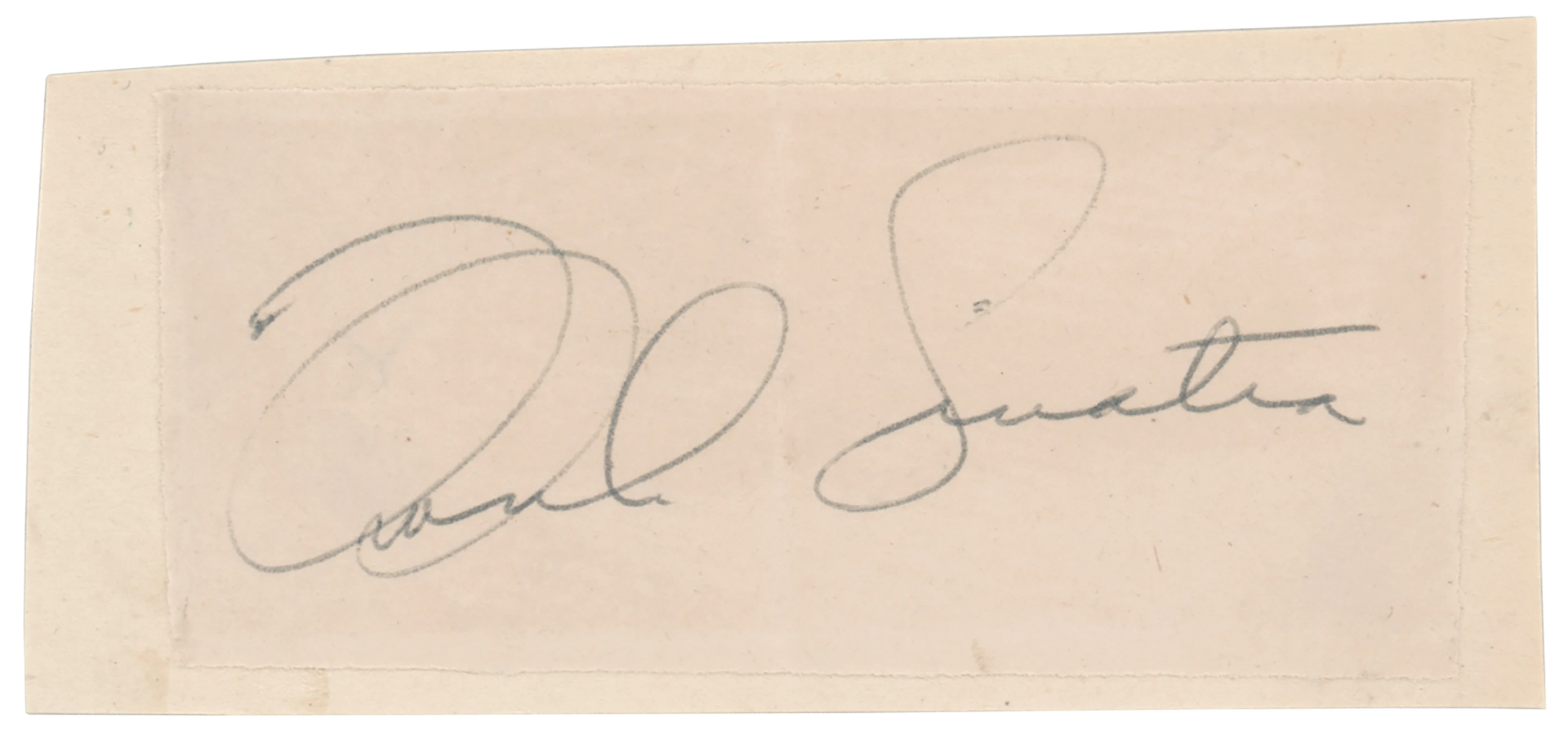 Frank Sinatra Signature