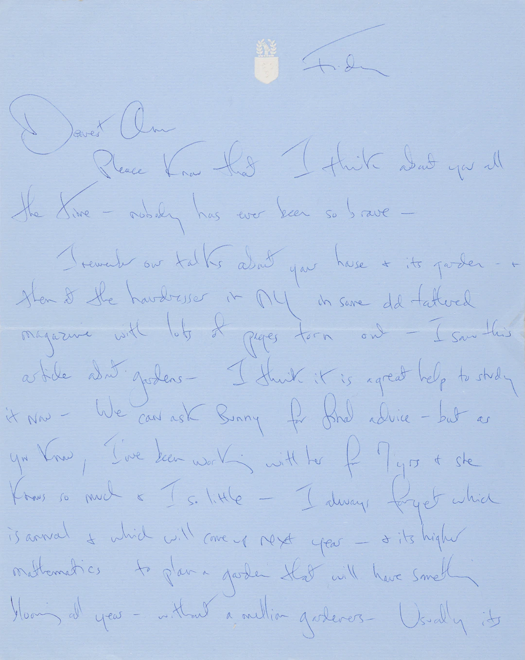 Jacqueline Kennedy Autograph Letter Signed with Free Frank to JFK's