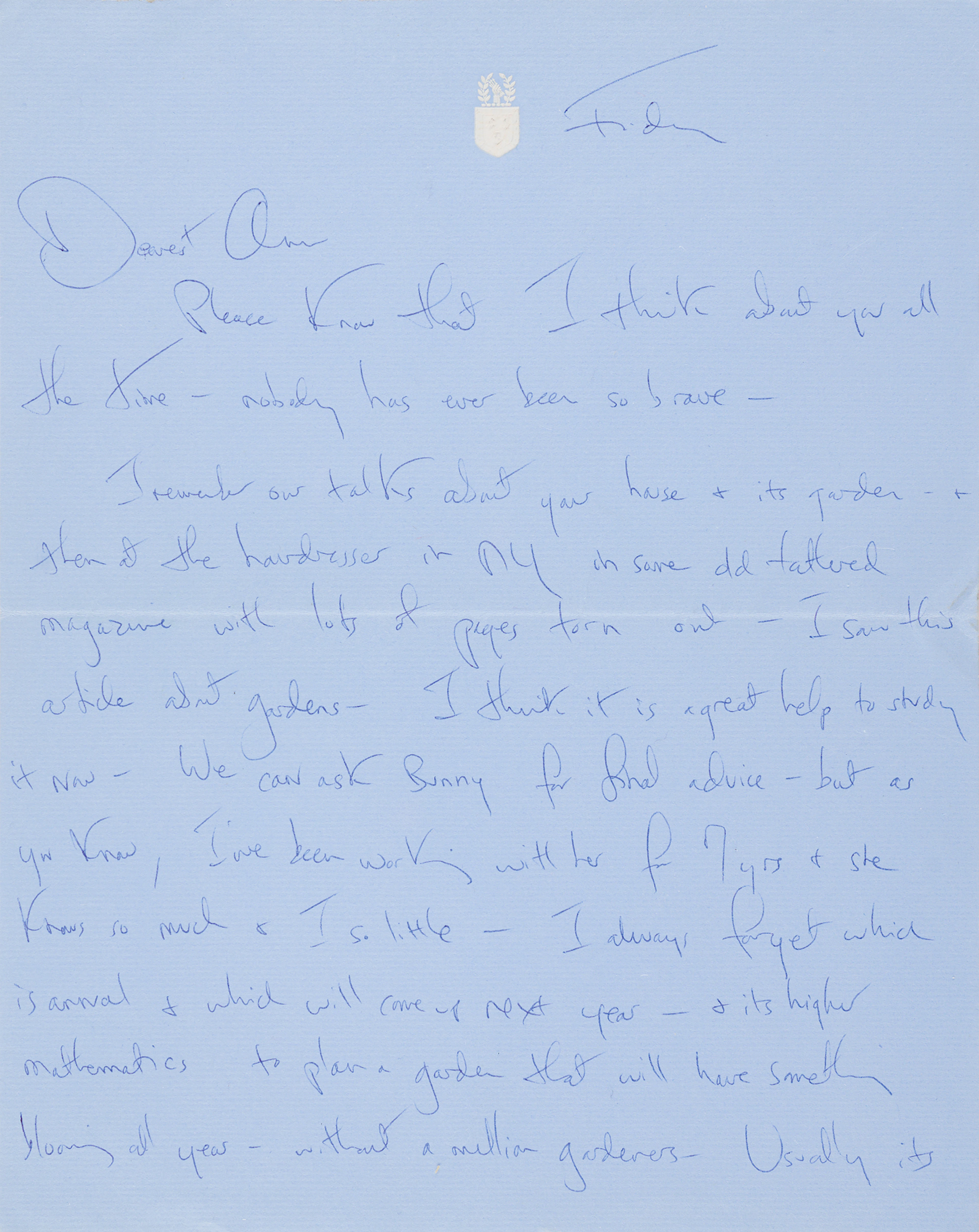 Jacqueline Kennedy Autograph Letter Signed with Free Frank to JFK's