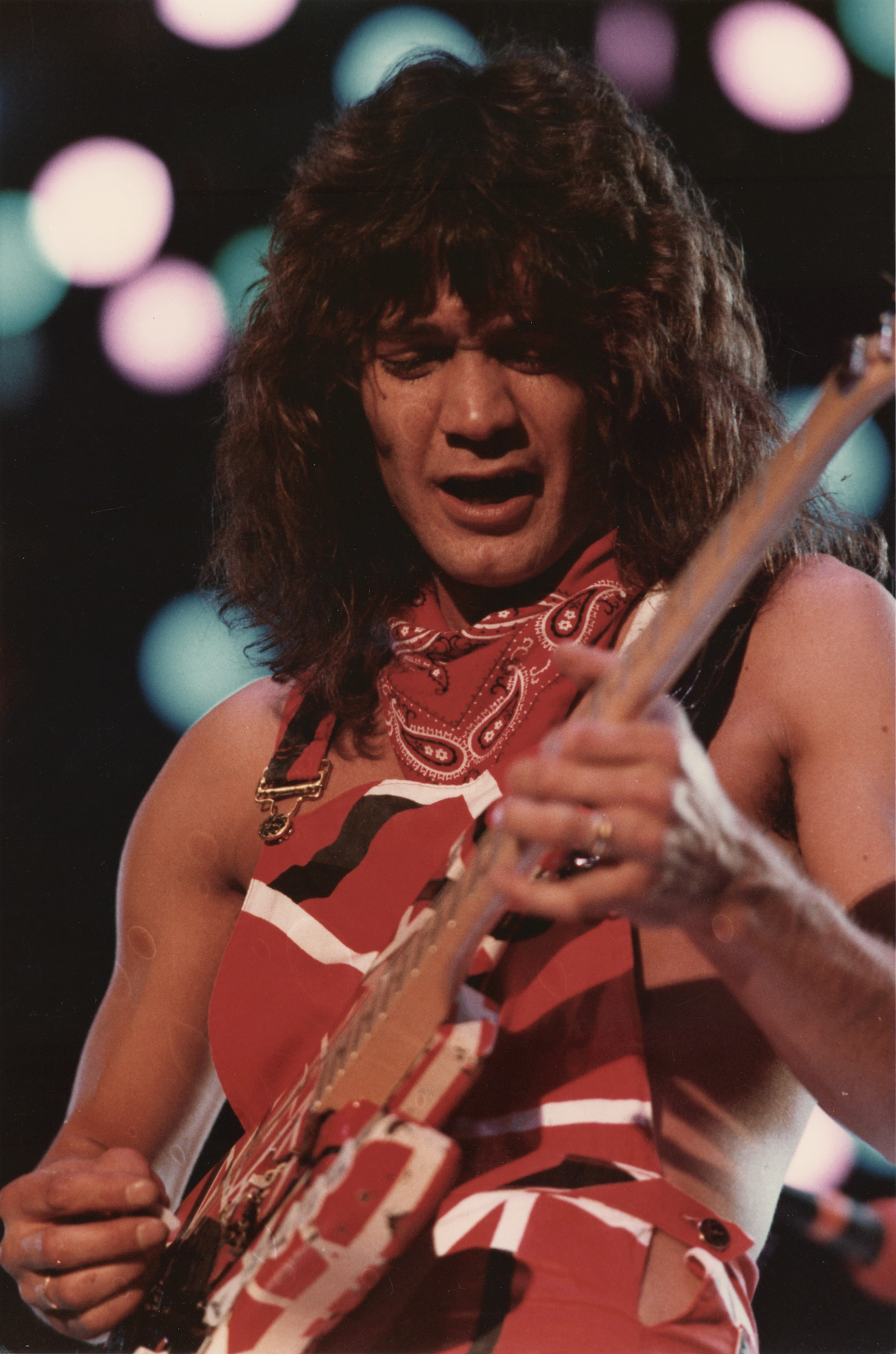 Eddie Van Halen Oversized Original Photograph (1983)