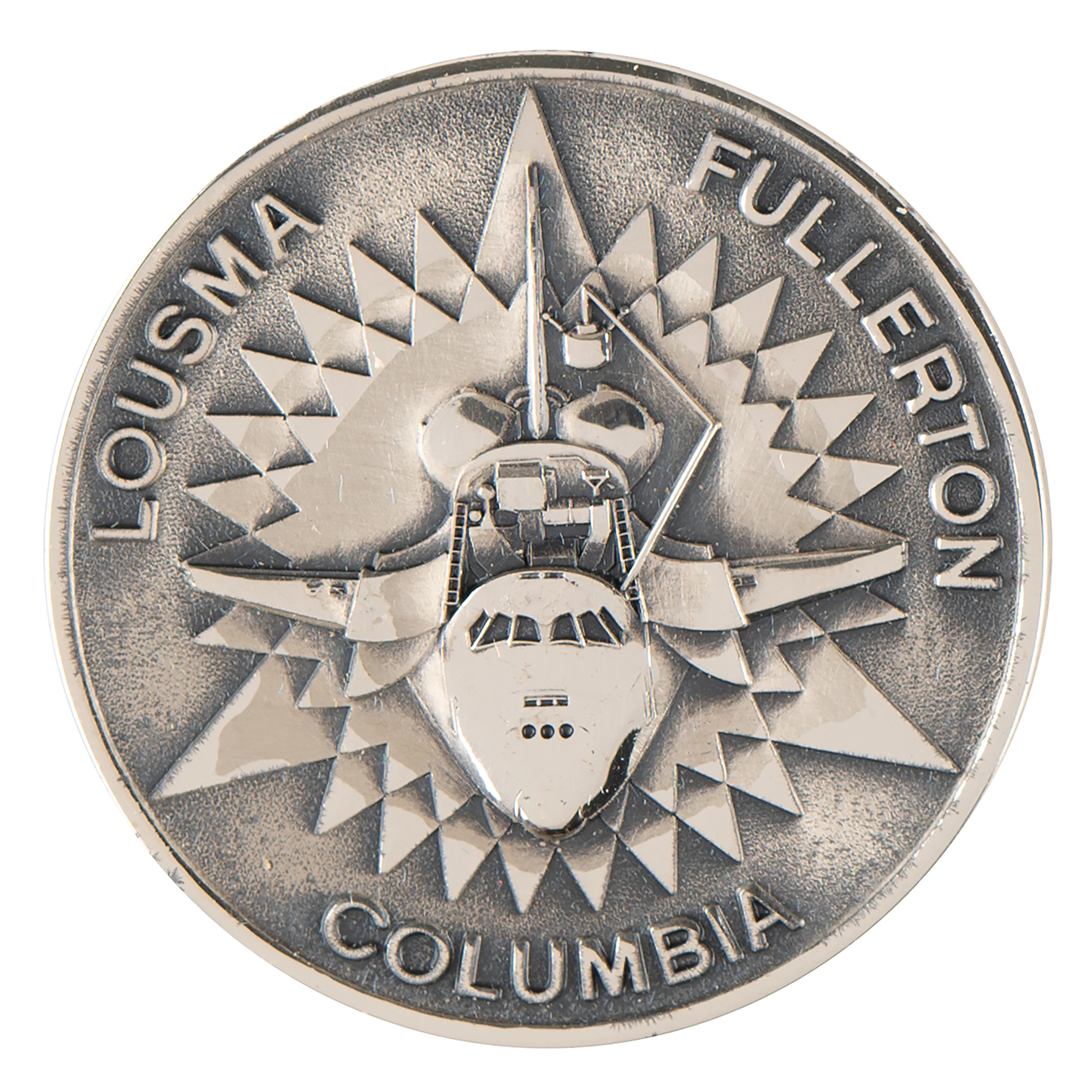 STS-3 Unflown Robbins Medallion - From the Personal Collection of
