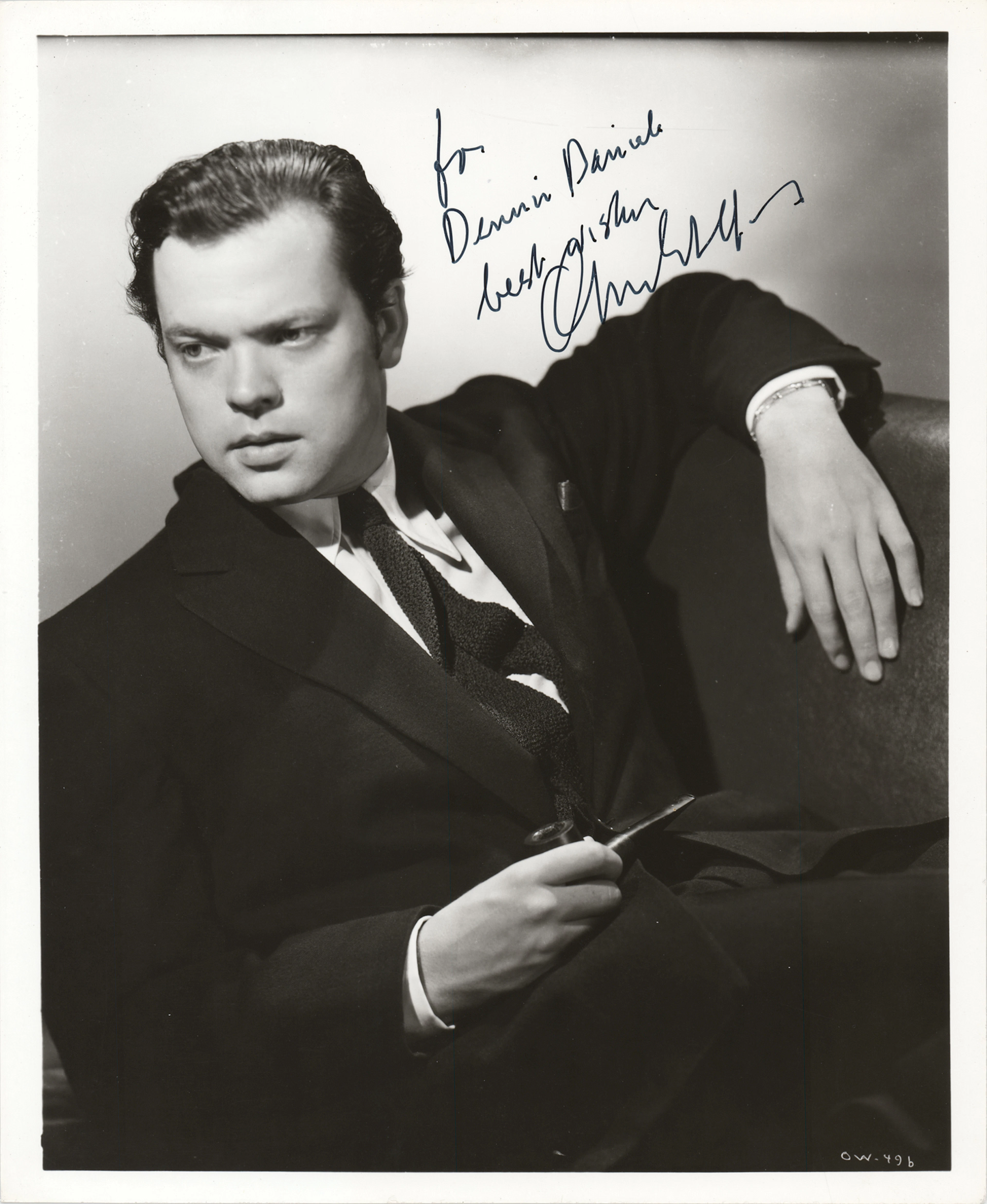 Orson Welles Signed Photograph