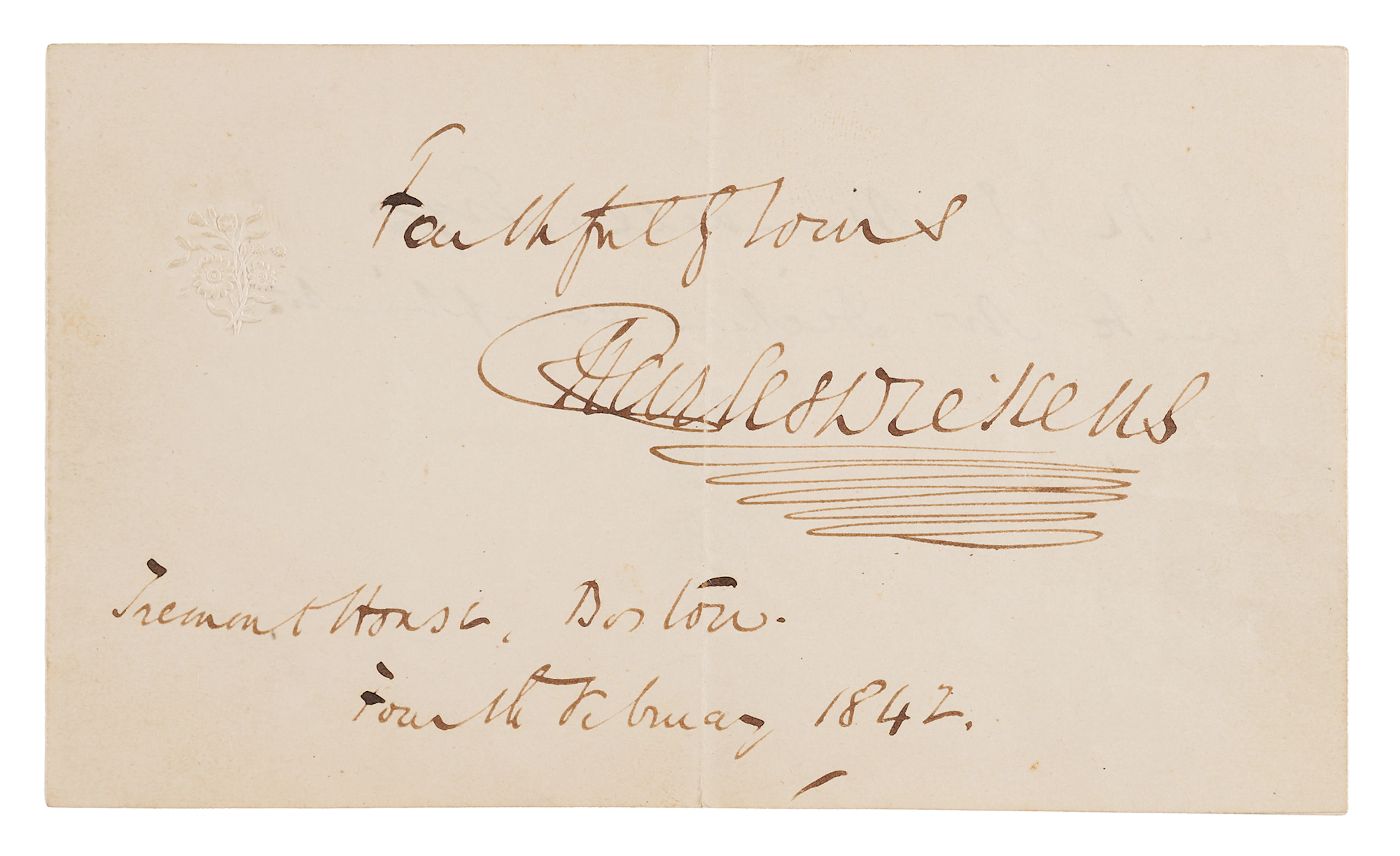 Charles Dickens Signature