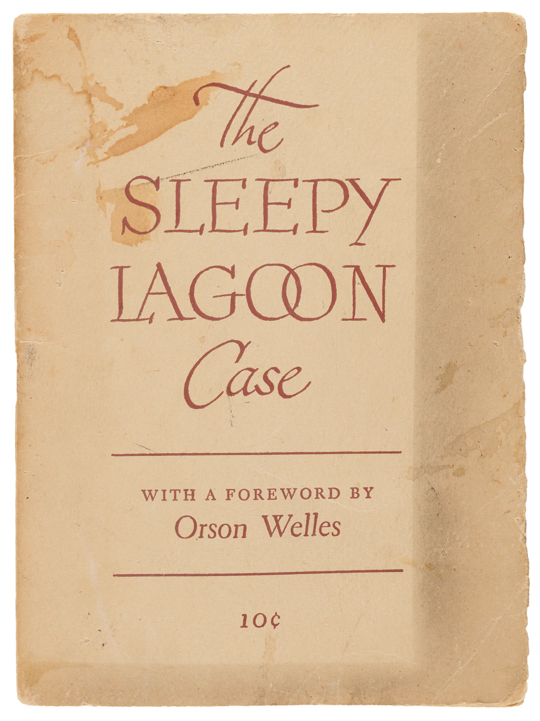 Orson Welles: Sleepy Lagoon Case Pamphlet