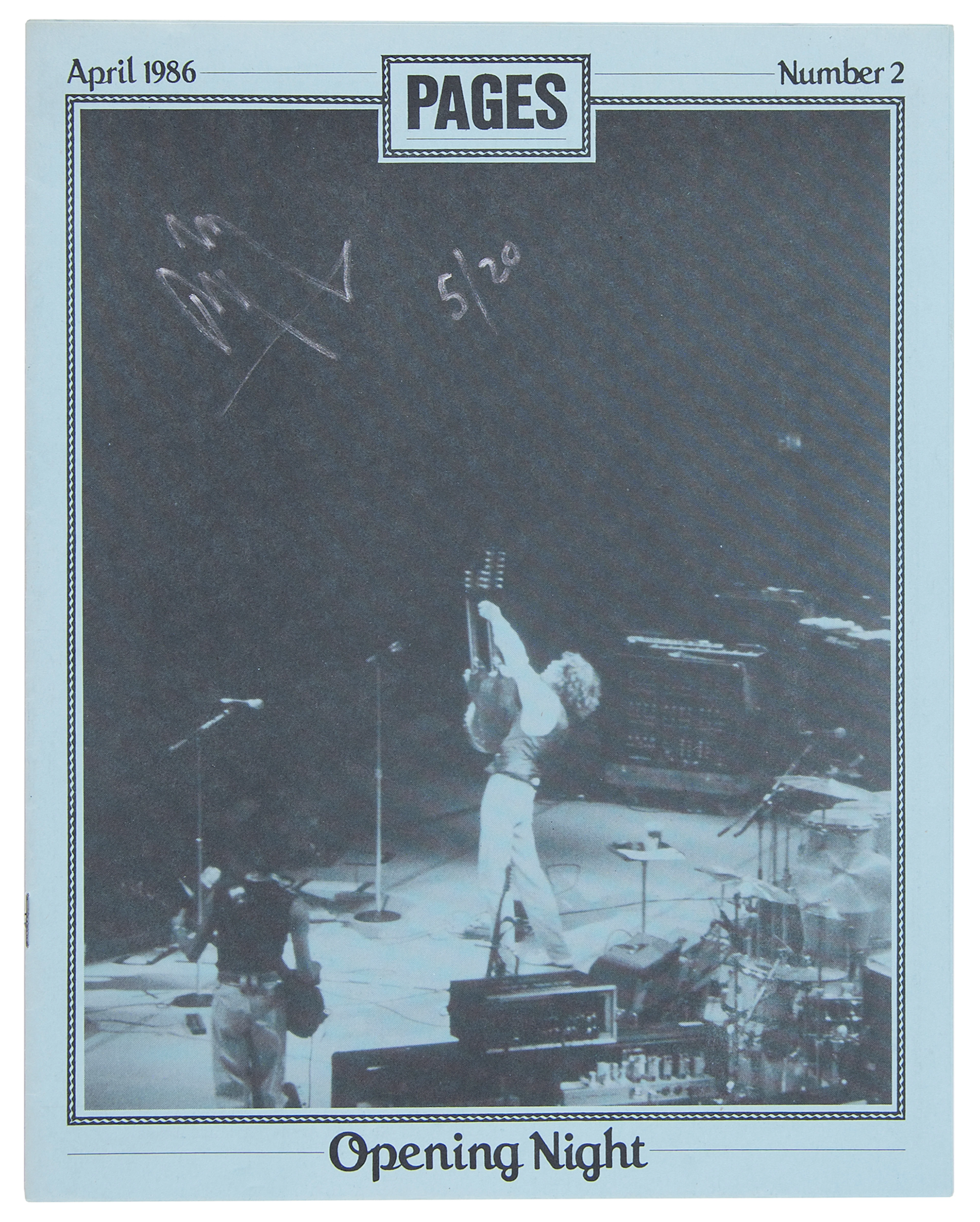 Led Zeppelin: Jimmy Page Signed Fanzine - 'Pages' (Ltd. Ed. #5/20)