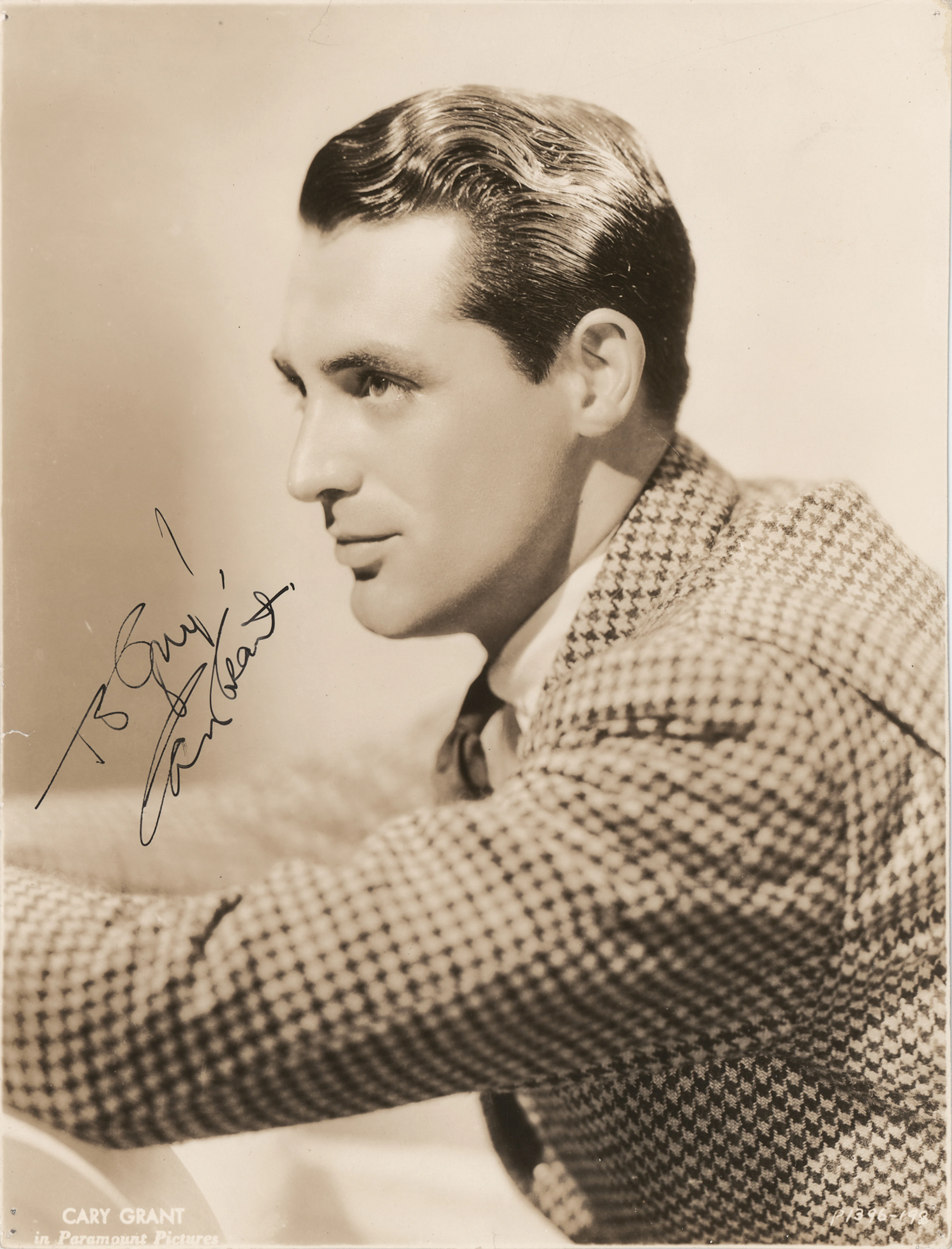 Cary Grant Signed Photograph