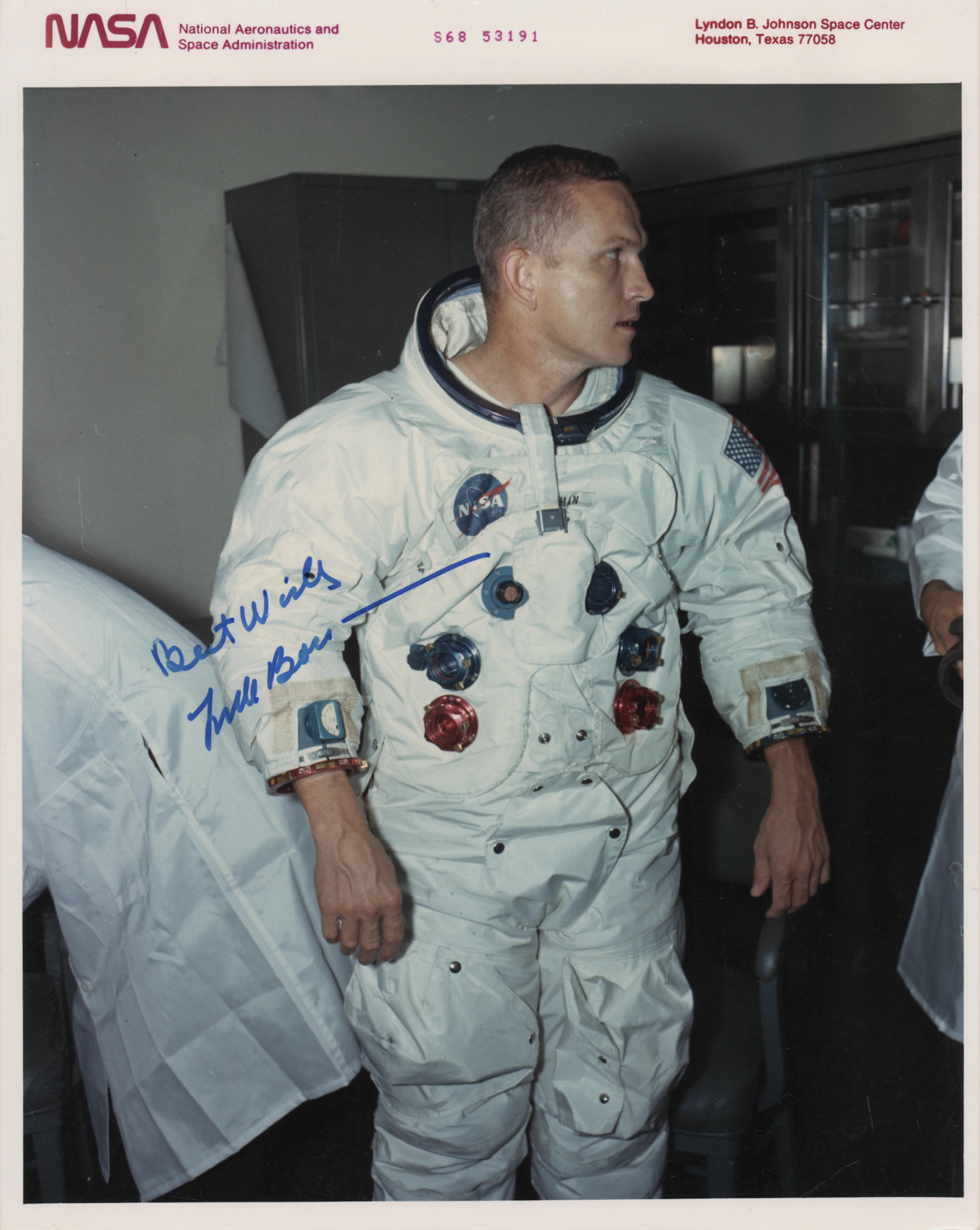 Frank Borman Signed Photograph