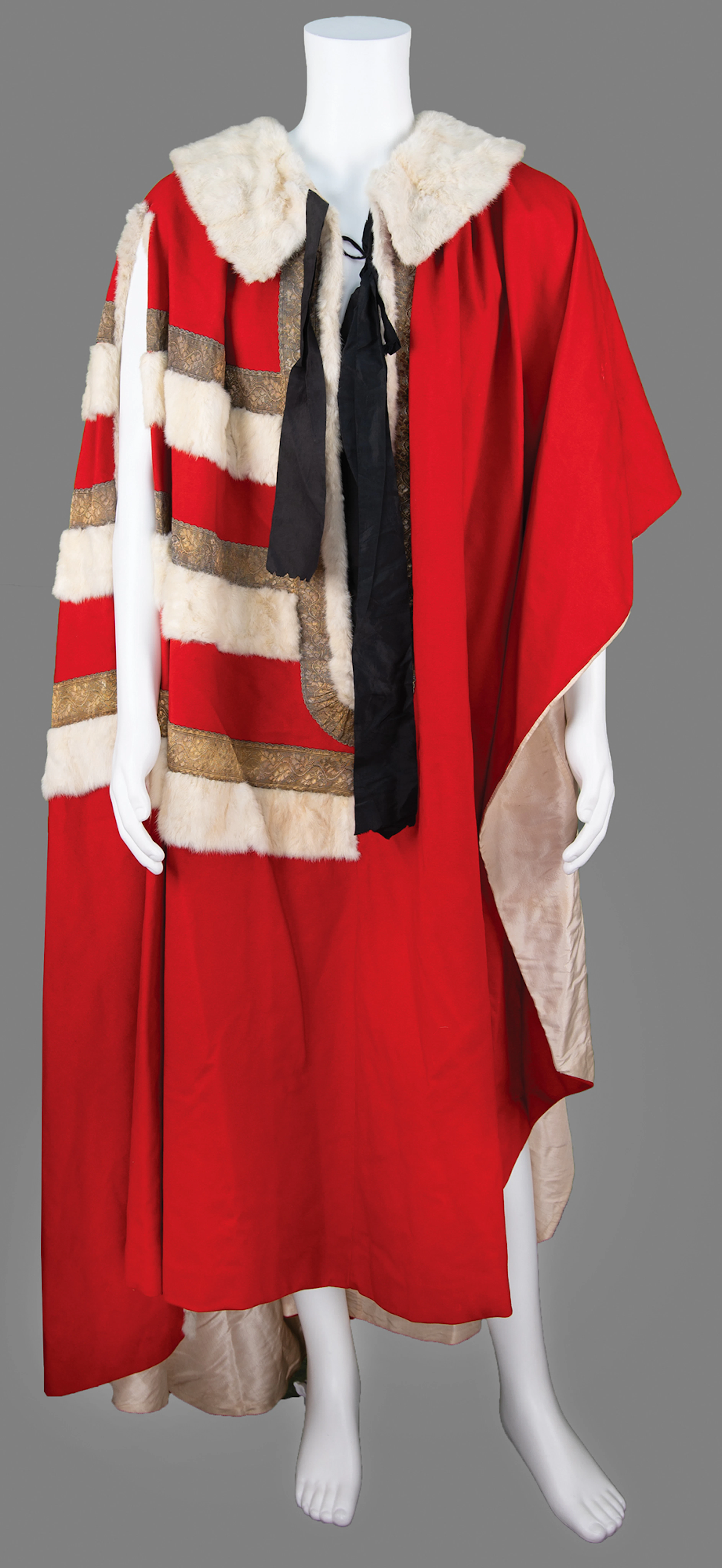 Earl of Chesterfield Attributed Ceremonial Robe with Original Engraved