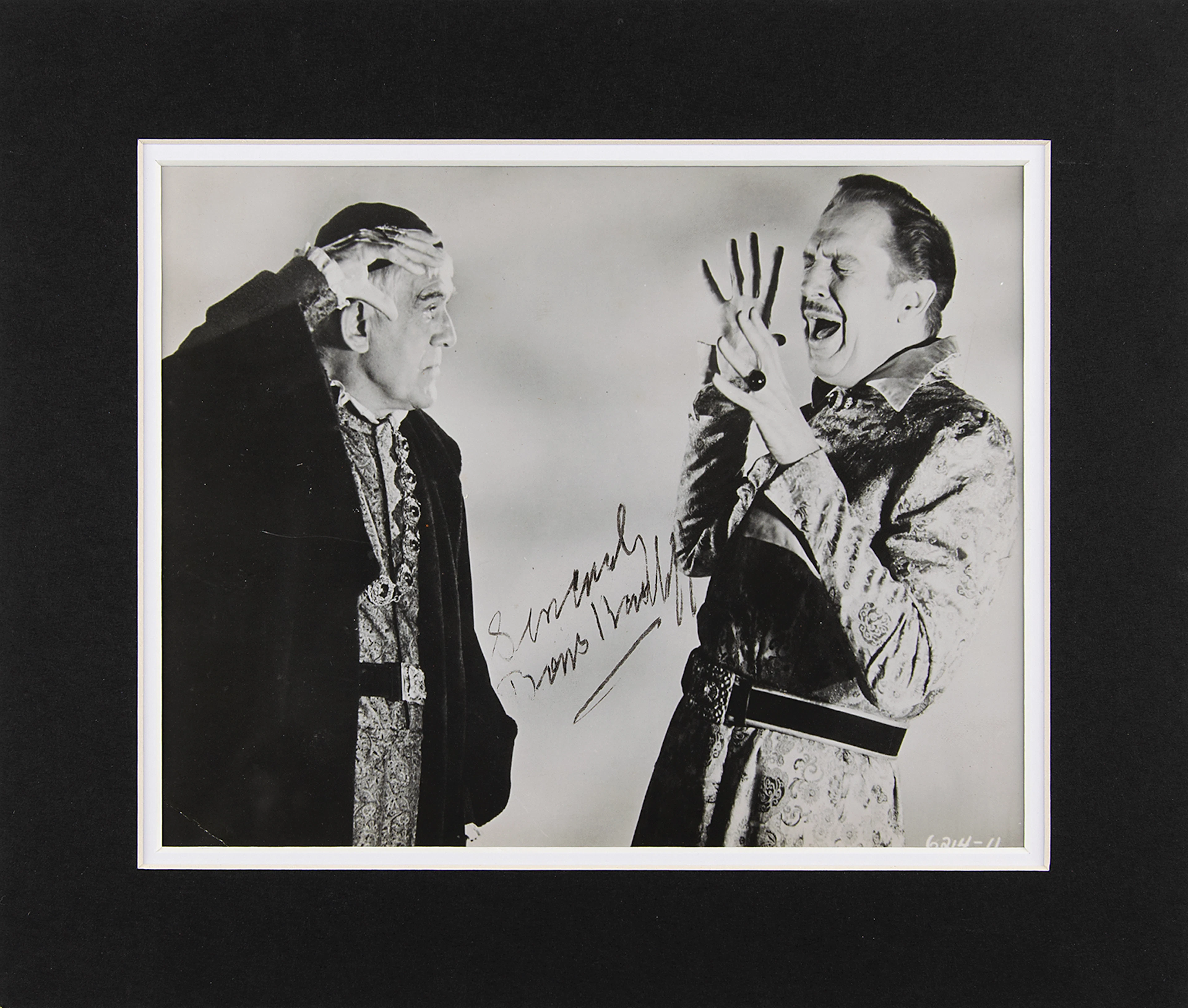 Boris Karloff Signed Photograph