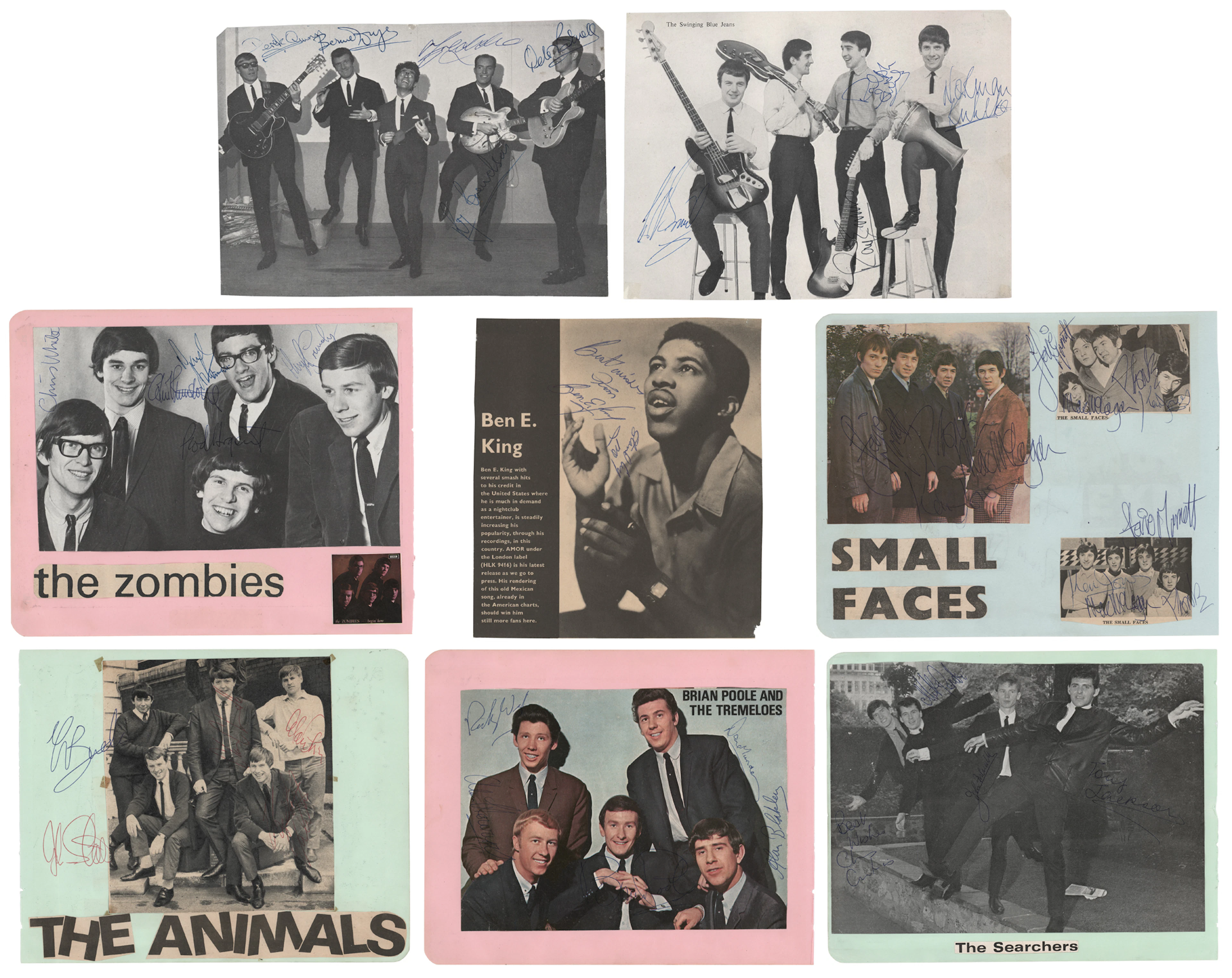 1960s Rock and Roll (11) Band Signatures