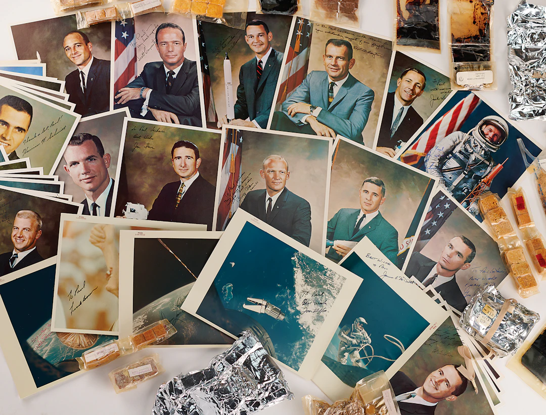 Paul A. Lachance NASA Archive of (37) Early Astronaut-Signed Photographs