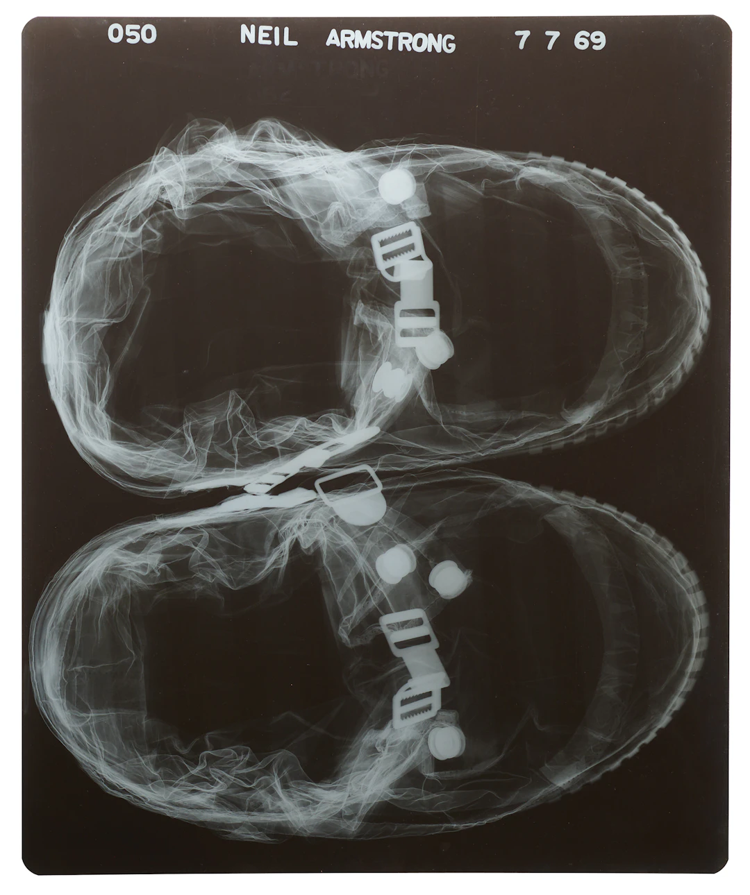 Neil Armstrong Apollo 11 EVA Spacesuit Boot Preflight X-Ray
